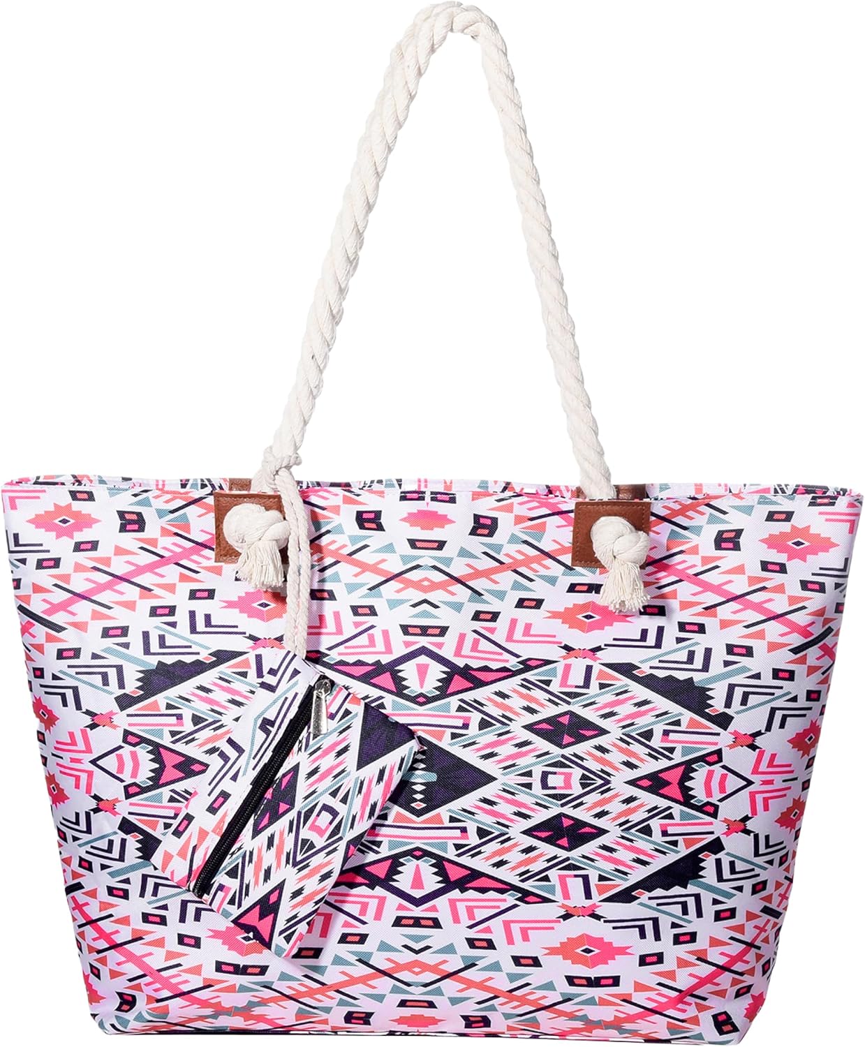 Detalle de DonDon Grande borsa da spiaggia idrorepellente 58x38x18 cm