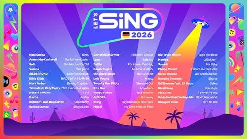 Thumbnail 6 de Let's Sing 2026 German Version [+ 2 Mics] (Switch) – PLAION