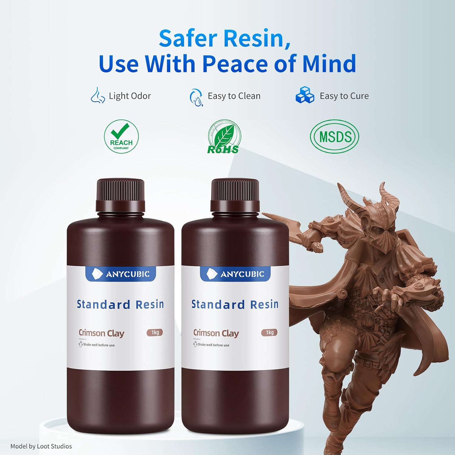 Thumbnail 4 de ANYCUBIC Upgraded 8K Resin 1kg for LCD 3D Printing 🖨️