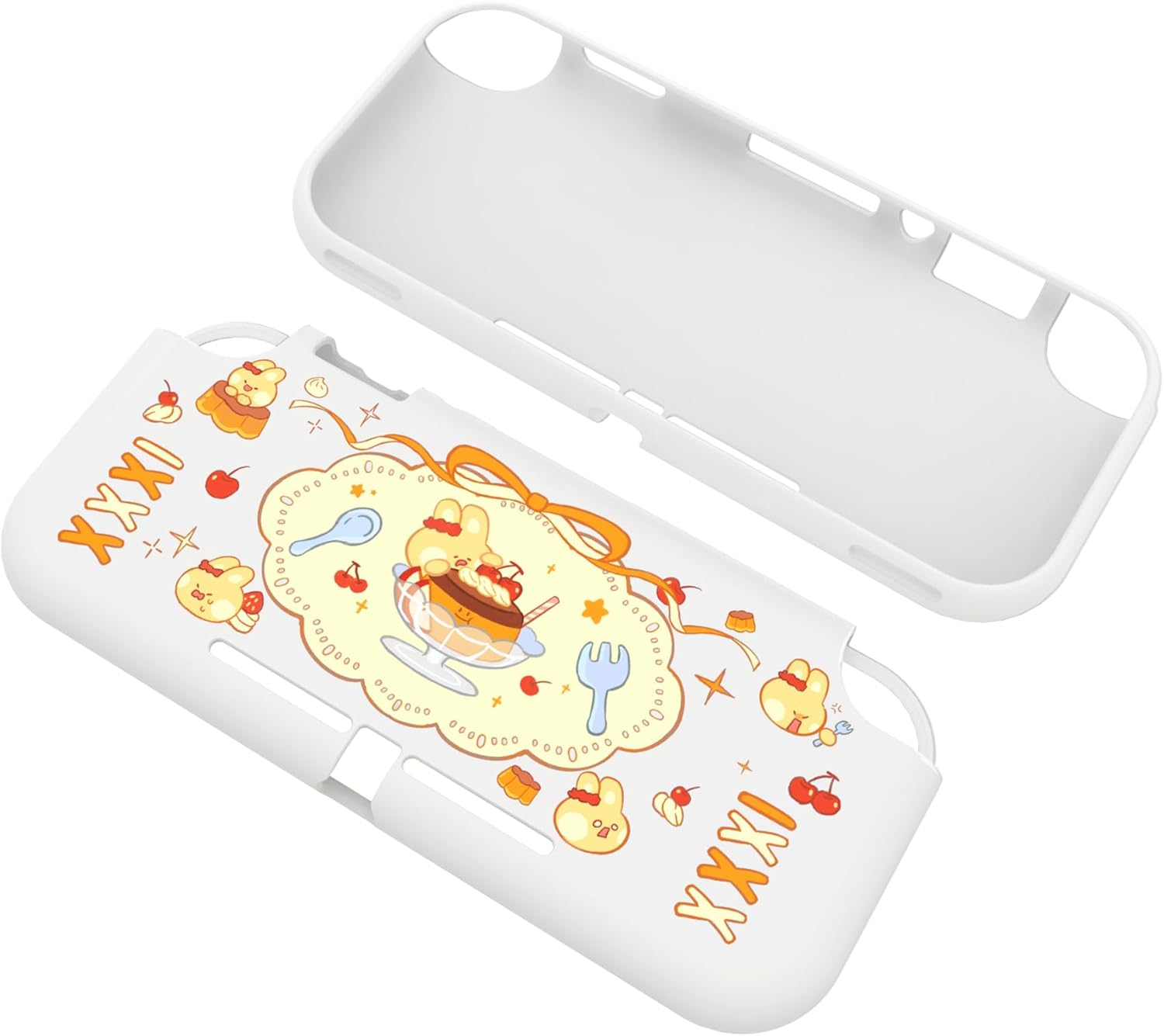 Thumbnail 1 de playvital Custom Protective Case for Nintendo Switch Lite – Soft TPU Slim Cover (Pudding Rabbit)