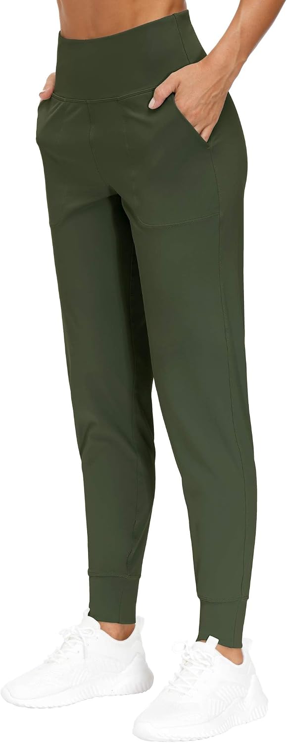 Detalle 2 de THE GYM PEOPLE Jogginghose Damen mit 4-Wege-Stretch – High Waist Sportleggings für Yoga, Fitness & Outdoor