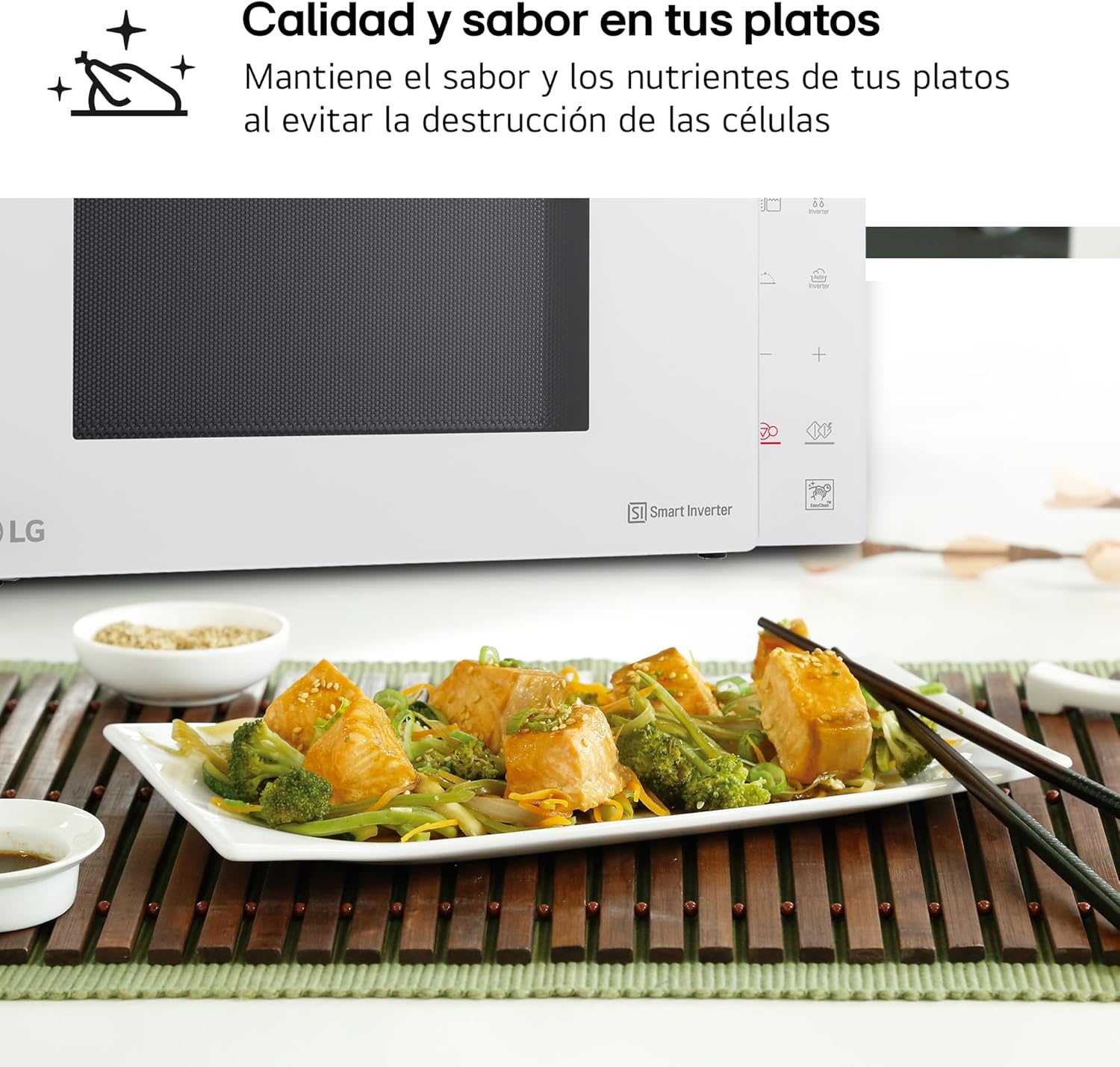 Detalle 2 de LG MH6535GDH microondas 25 litros 1000 W