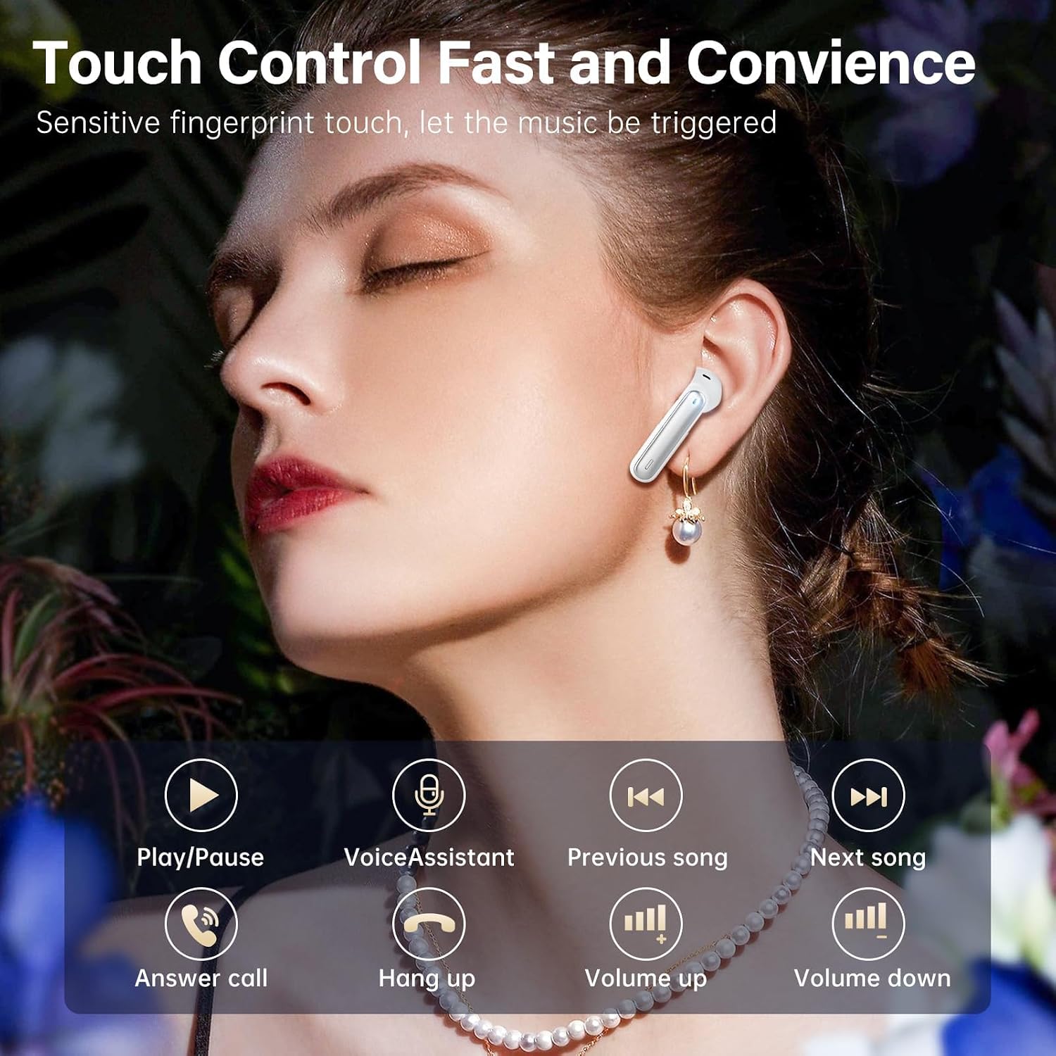 Thumbnail 5 de Fhumsh Wireless Earbuds with Bluetooth 5.3