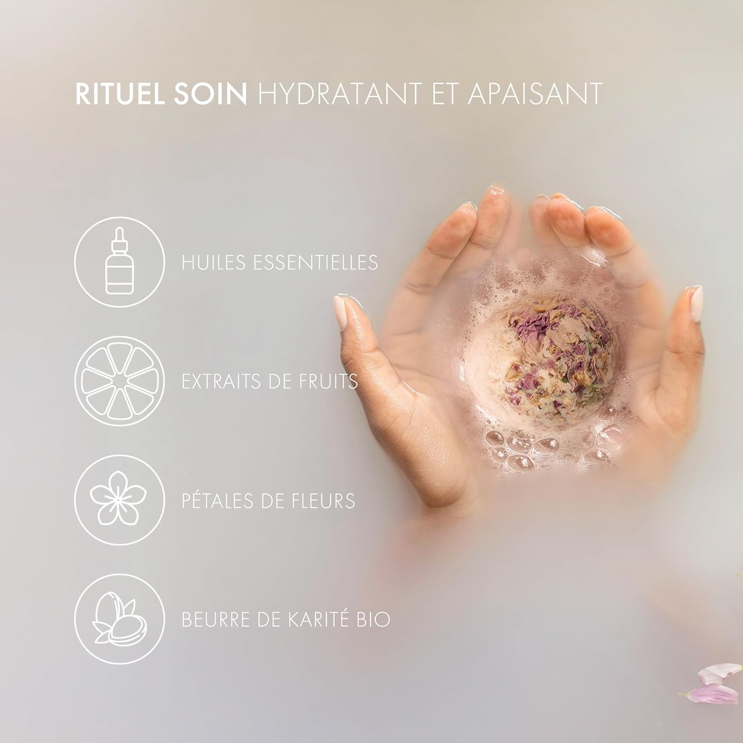 Thumbnail 4 de Satin Naturel 4 Bombes de Bain BIO pour femme