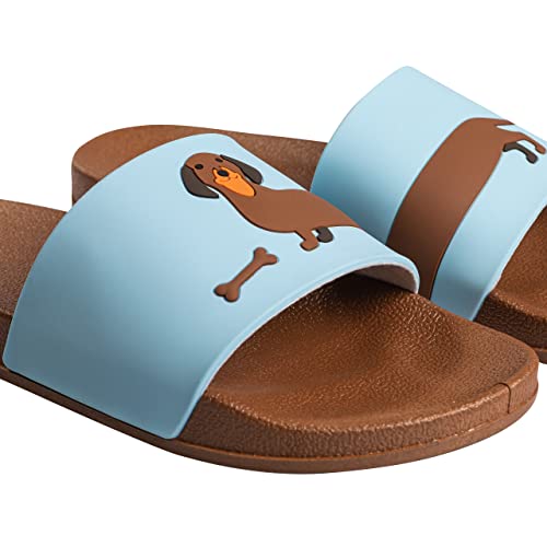 Detalle de Dedoles Badeschuhe Damen Herren Kinder – lustige, farbenfrohe Badesandalen für Sommer & Freizeit