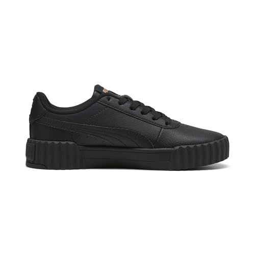 Detalle de PUMA Carina 3.0 Damen-Sneaker, Black Gold, EU 39, reguläre Weite