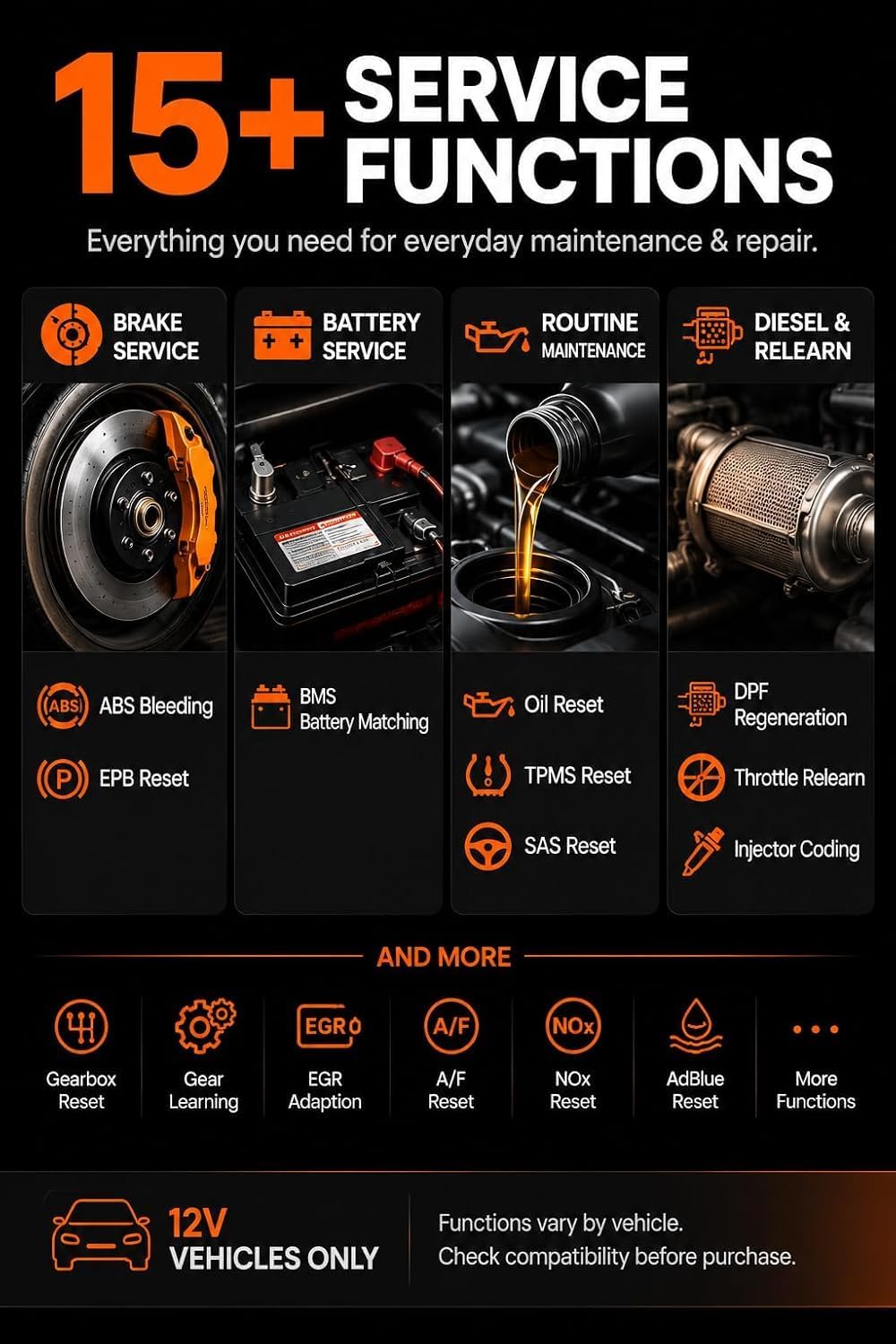 Detalle 2 de ANCEL DS200 OBD2 Scanner 15+ Resets