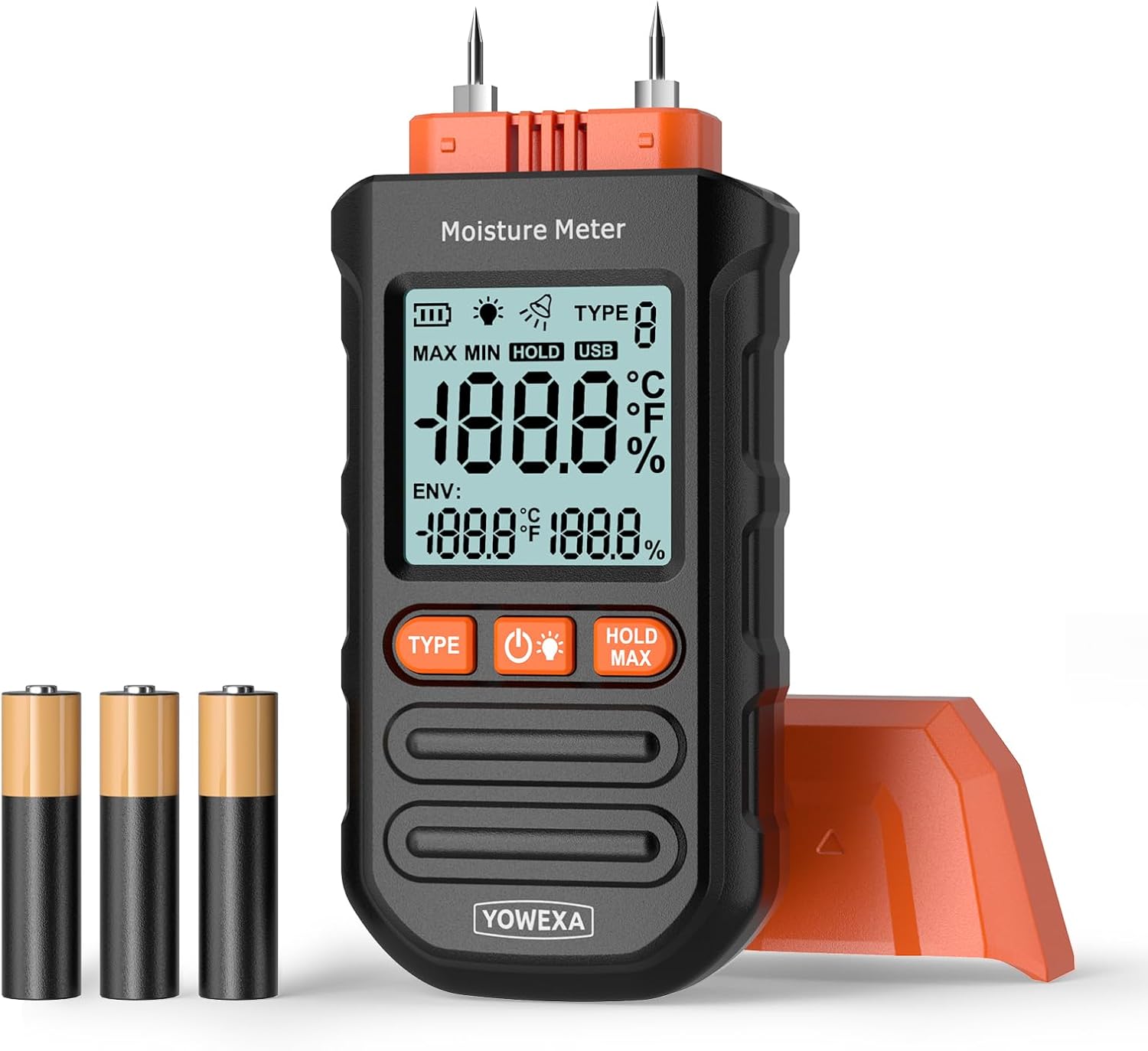 Yowexa Moisture Meter 4 ranges wood moisture