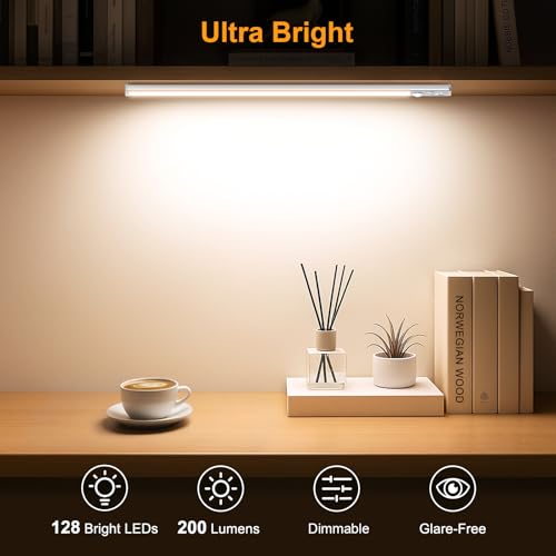 Detalle de Gritin Luce LED Sottopensile 37.5 cm, ricaricabile, sensore e luce laterale