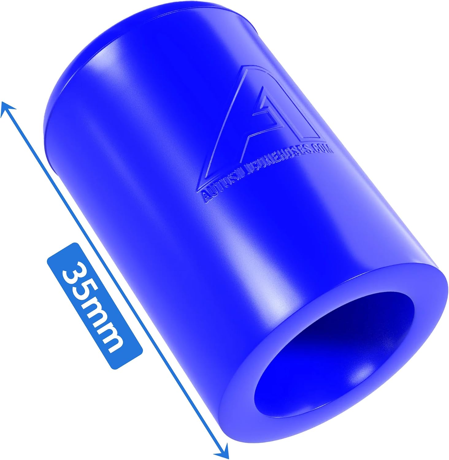 Detalle 2 de 30mm Blue Silicone Blanking Cap