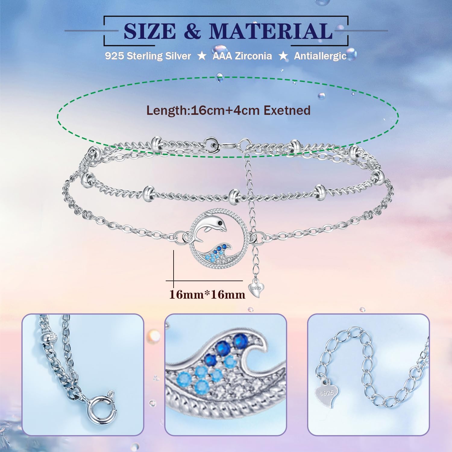 Thumbnail 5 de BerriBling Bracelet Argent Sterling 925 16+4cm