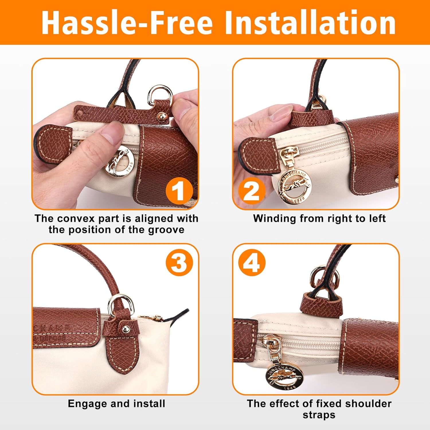 Thumbnail 1 de Longchamp mini bag strap 0.9 cm adjustable