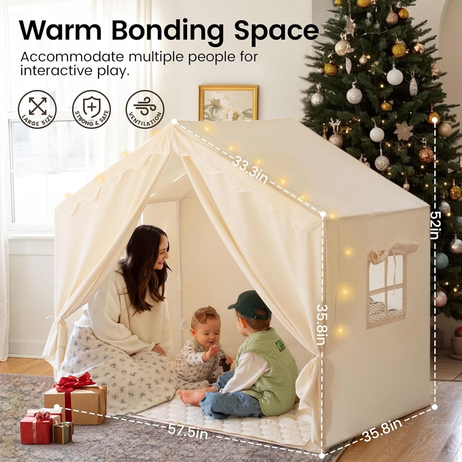 Thumbnail 4 de Tiny Land Kids Tent 57x36x52 🏕