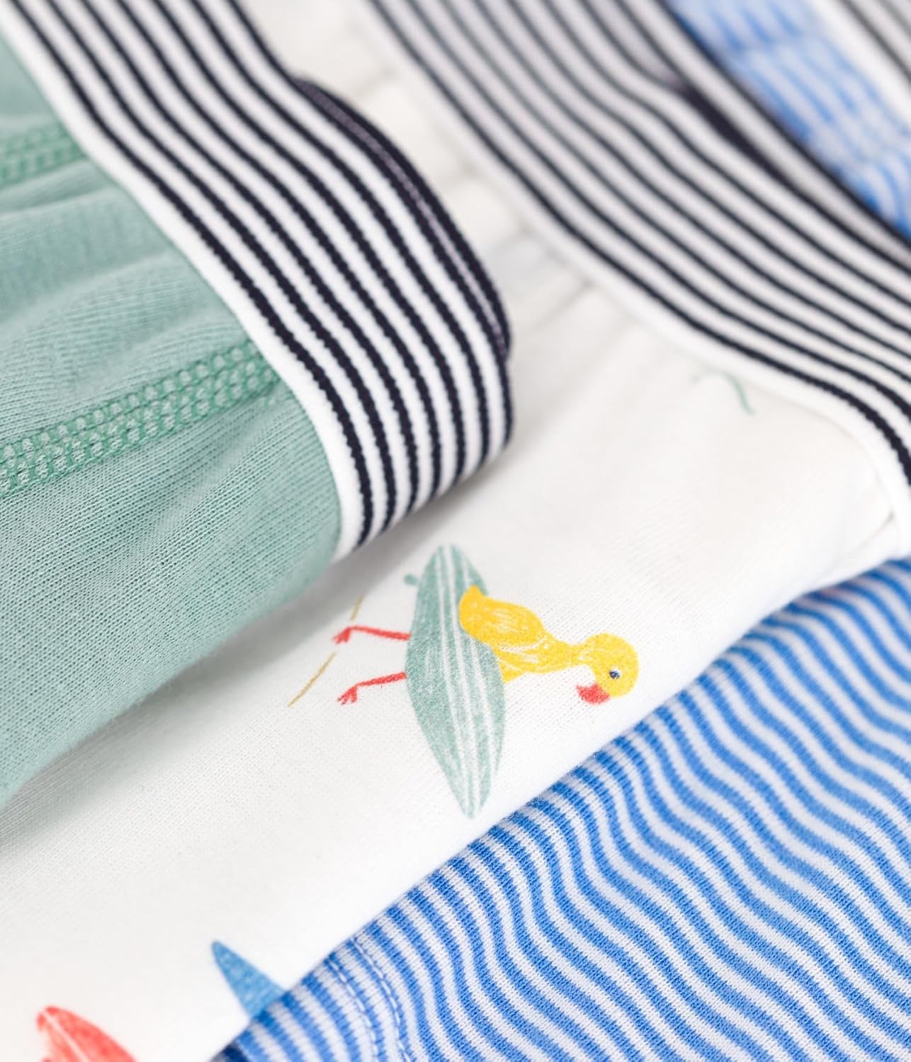 Thumbnail 2 de Petit Bateau lot de 3 boxers garçon en coton imprimé surfeurs