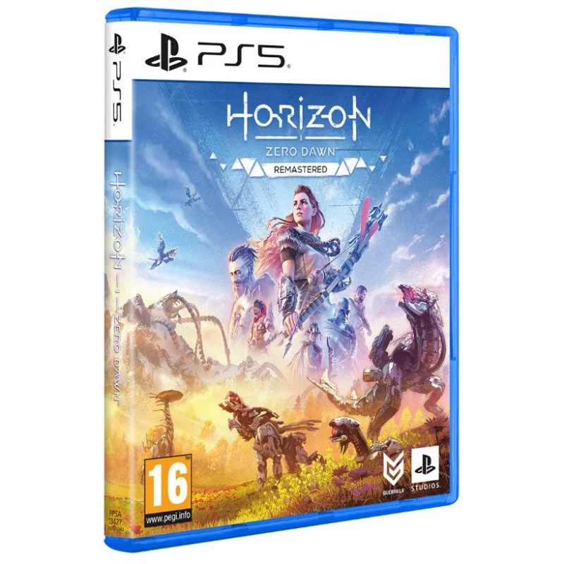 Detalle de Horizon Zero Dawn Remastered PS5 juego de acción