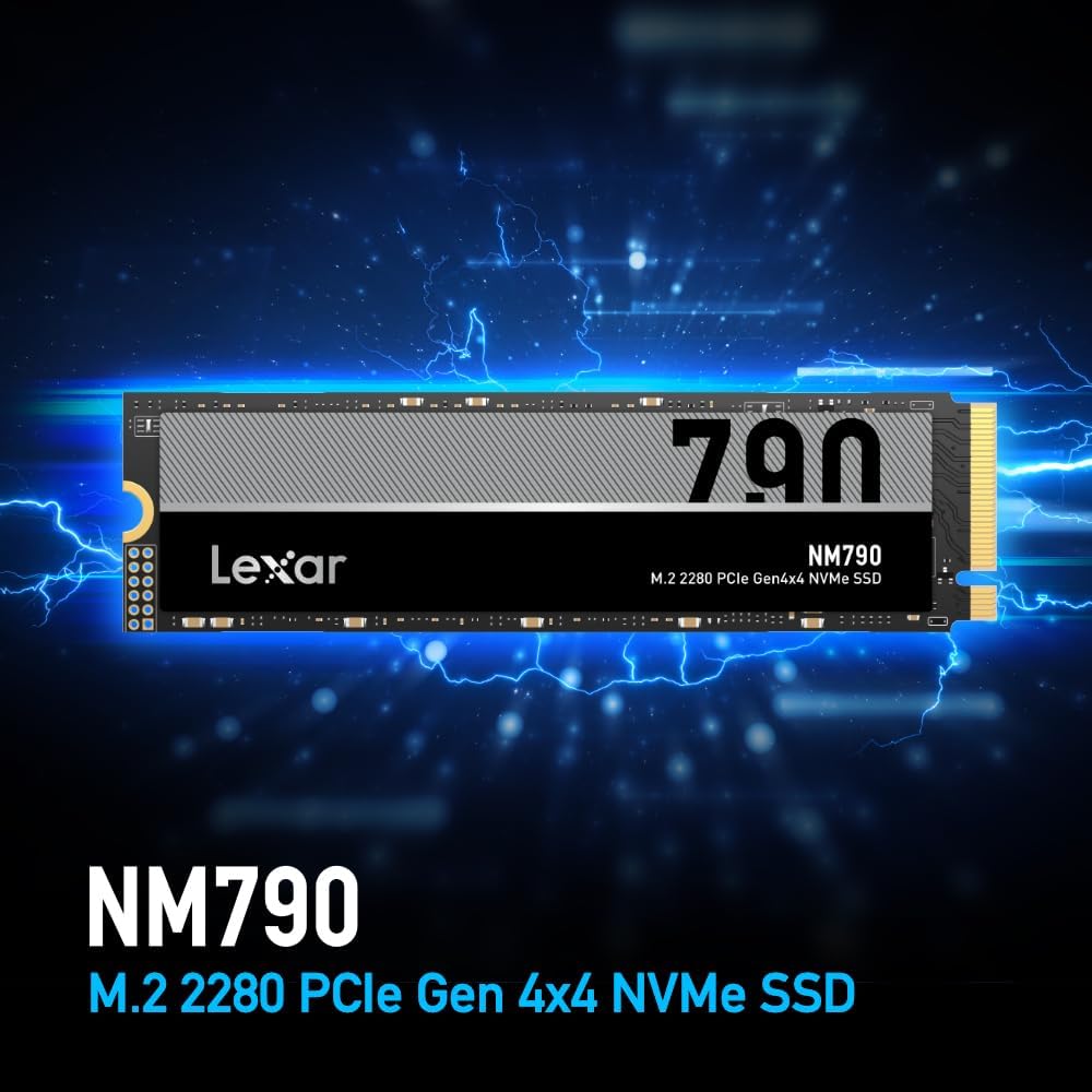 Thumbnail 6 de Lexar 4TB NM790 PCIe Gen4 NVMe M.2 2280 Internal SSD (LNM790X004T-RNNNU)