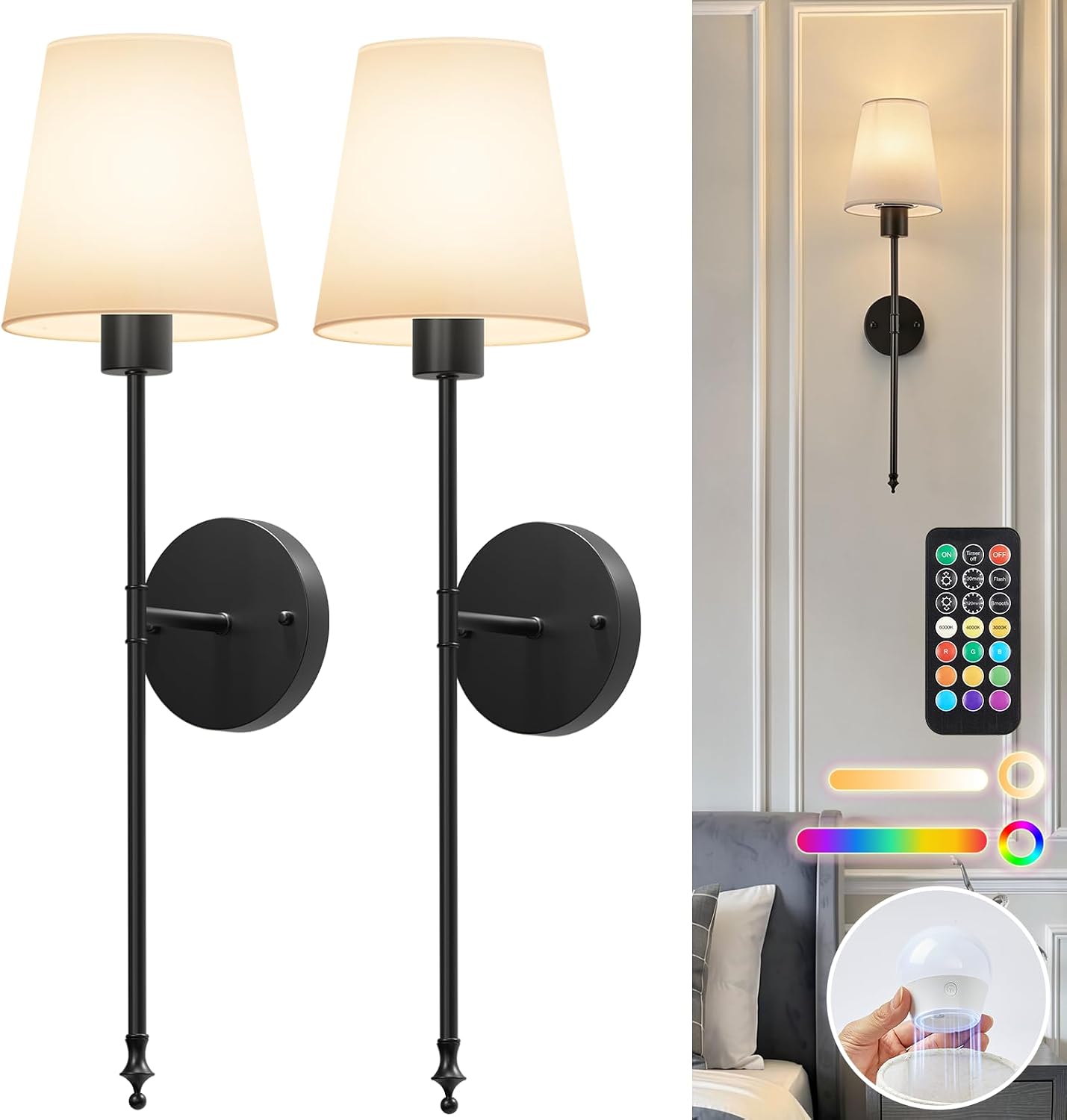 Detalle de Brightown Wall Sconces, Set of 2