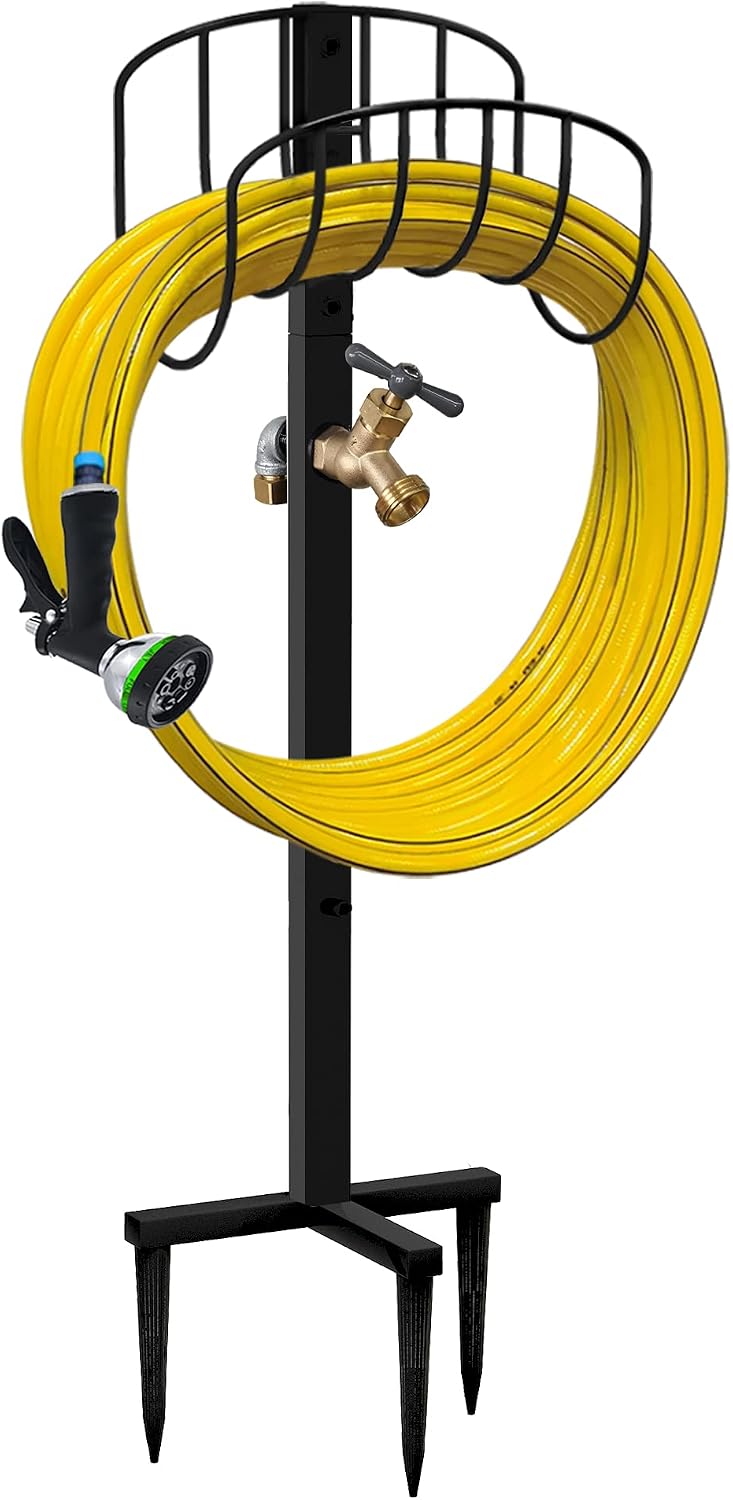 Detalle de Artigarden Garden Hose Holder with Brass Faucet