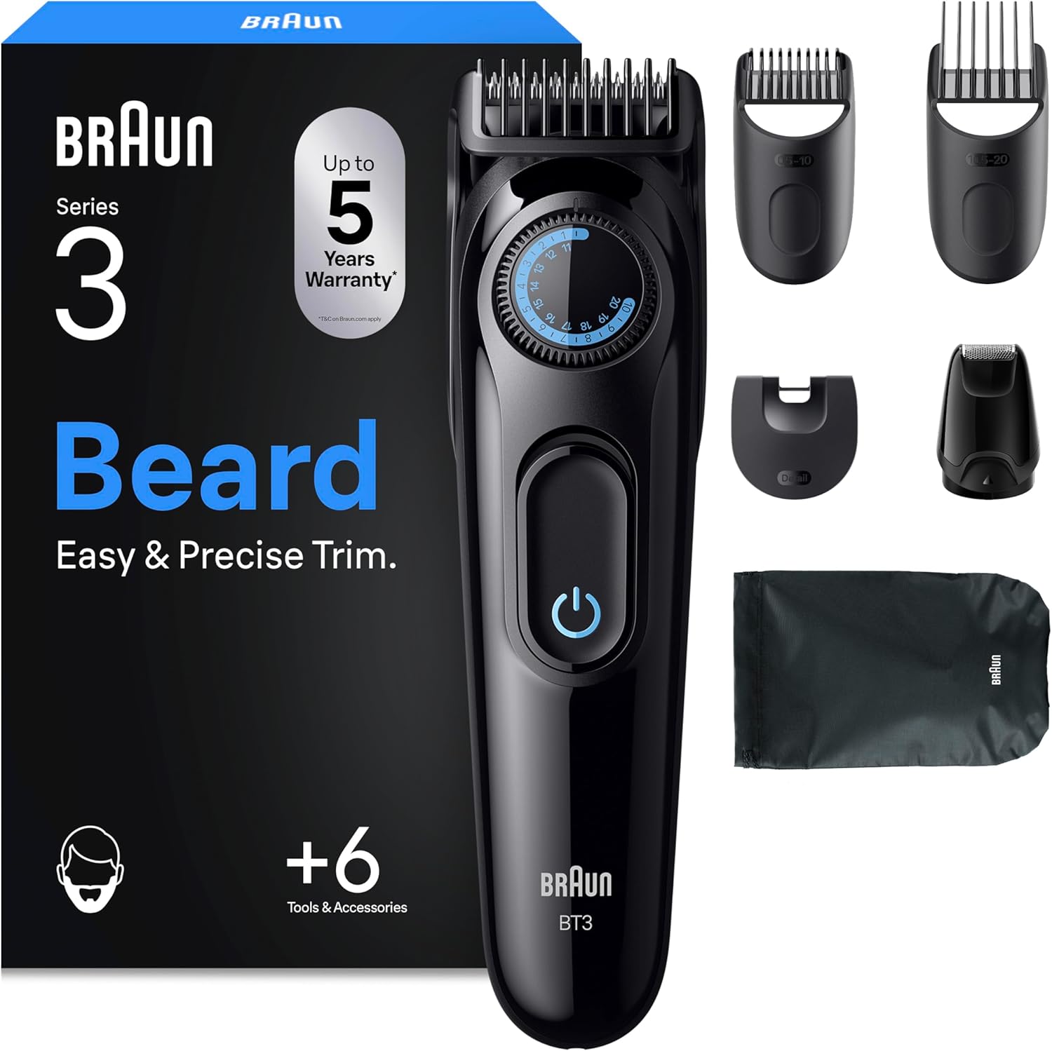 Detalle de Braun BT3565 Regolabarba 50 min ✂