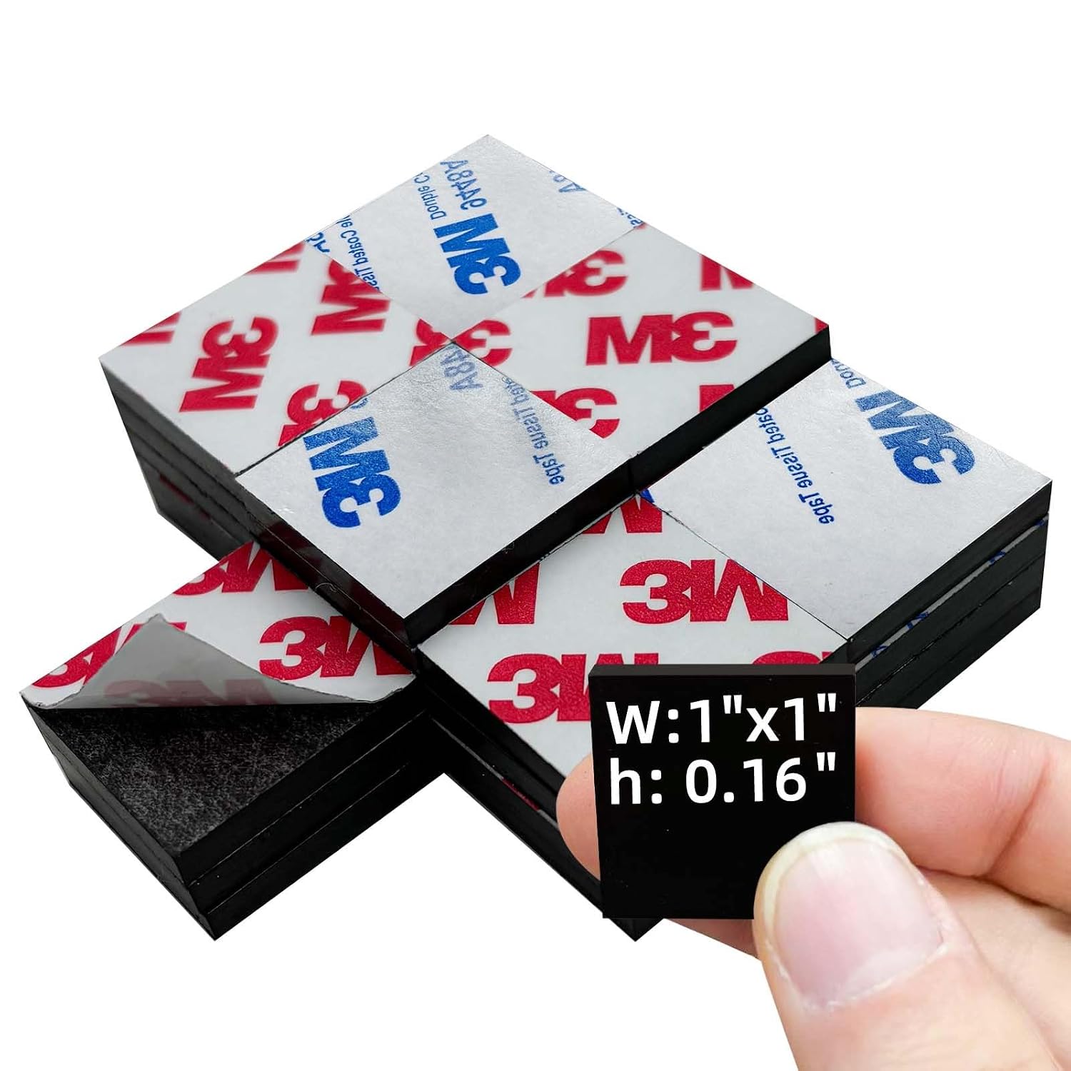 Thumbnail 6 de CHUNNIAO 1'' 160Mil 36PCS Paired Adhesive Magnets, 1-Inch Squares