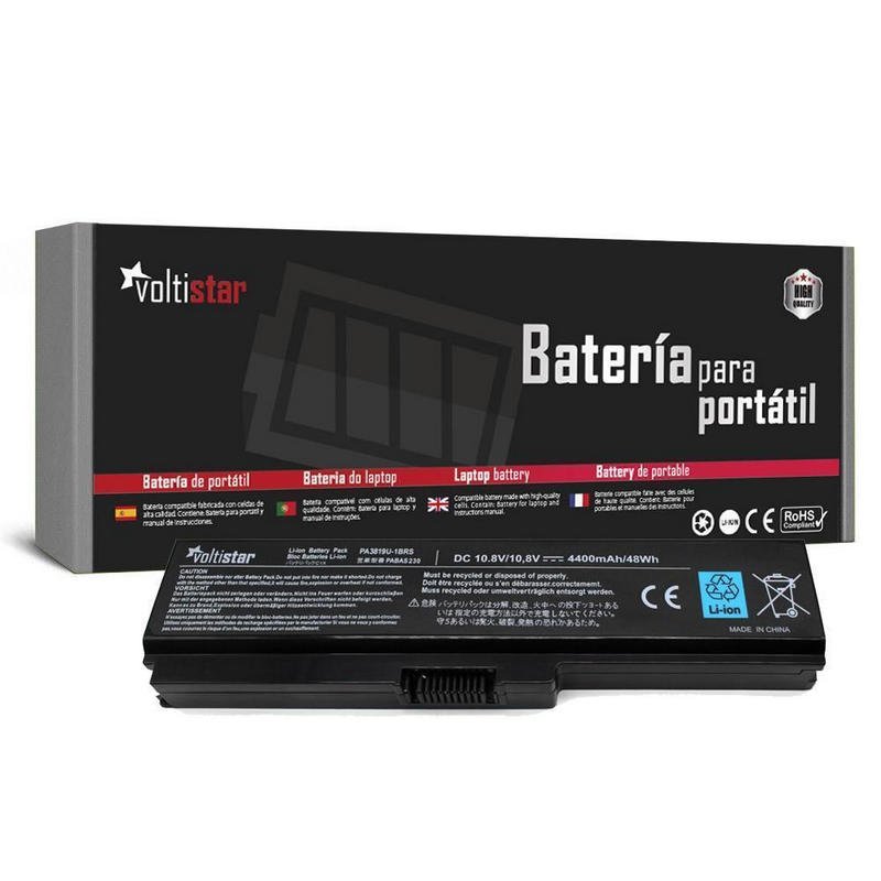 Batería para Portátil Toshiba (Modelos Satellite/Pro/Equium L630–L650) 10.8V 4400mAh