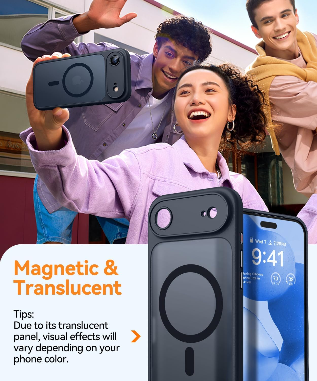 Thumbnail 3 de CANSHN Magnetic iPhone Air Case 6.5