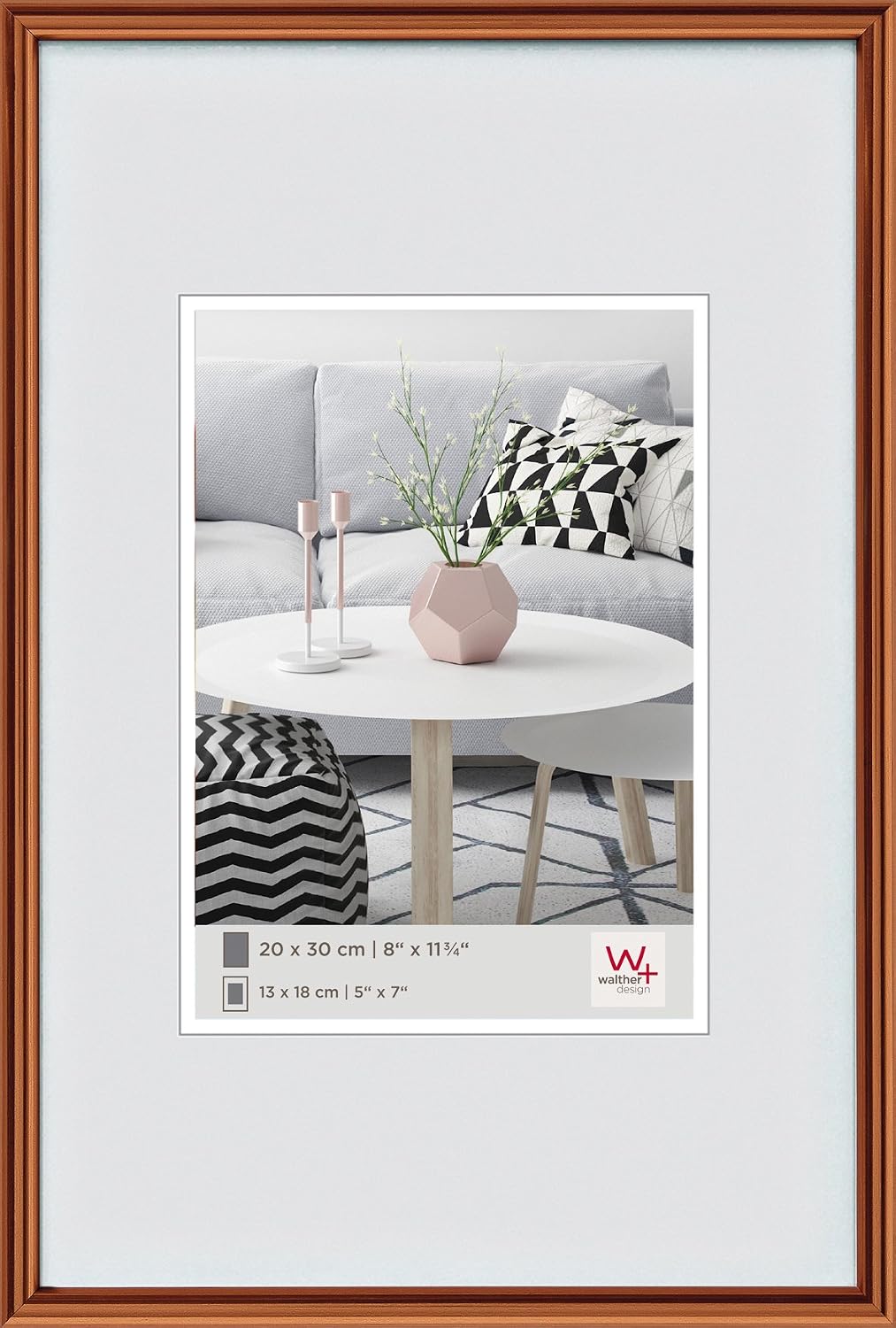Thumbnail 6 de Walther Cadre Photo Design Blanc 60 x 90 cm – Cadre Plastique Galeria KW090H
