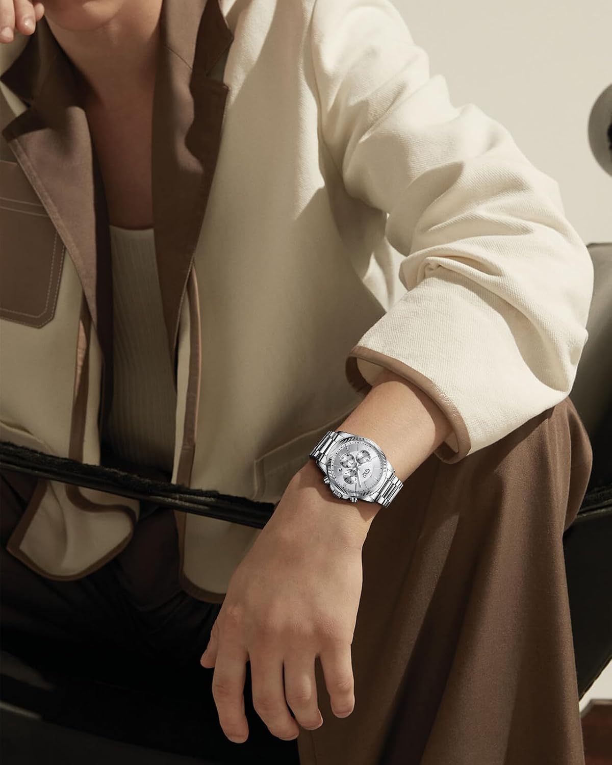 Thumbnail 6 de CIVO Edelstahl Chronograph Herren mit Datum