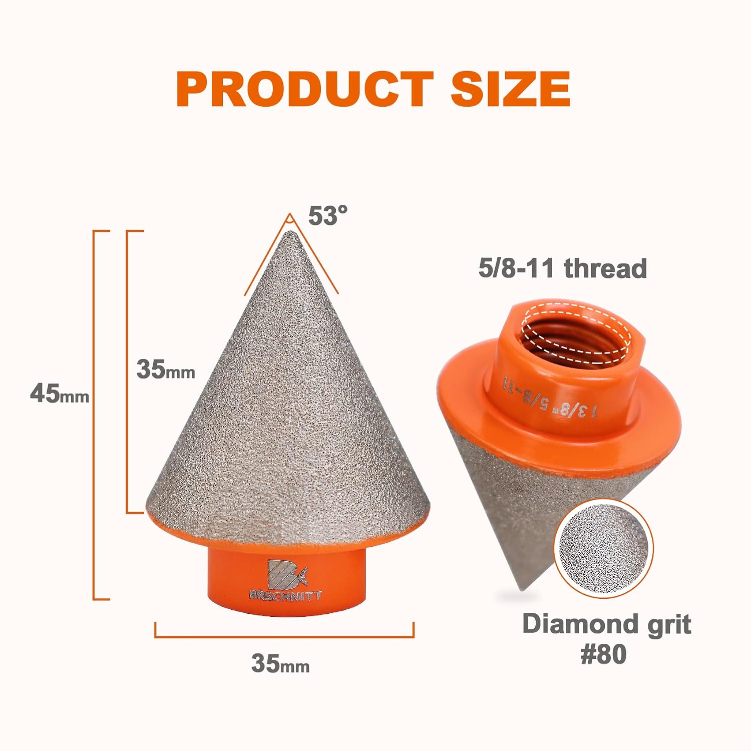 Thumbnail 1 de BRSCHNITT Diamond Chamfer Bit 35 mm