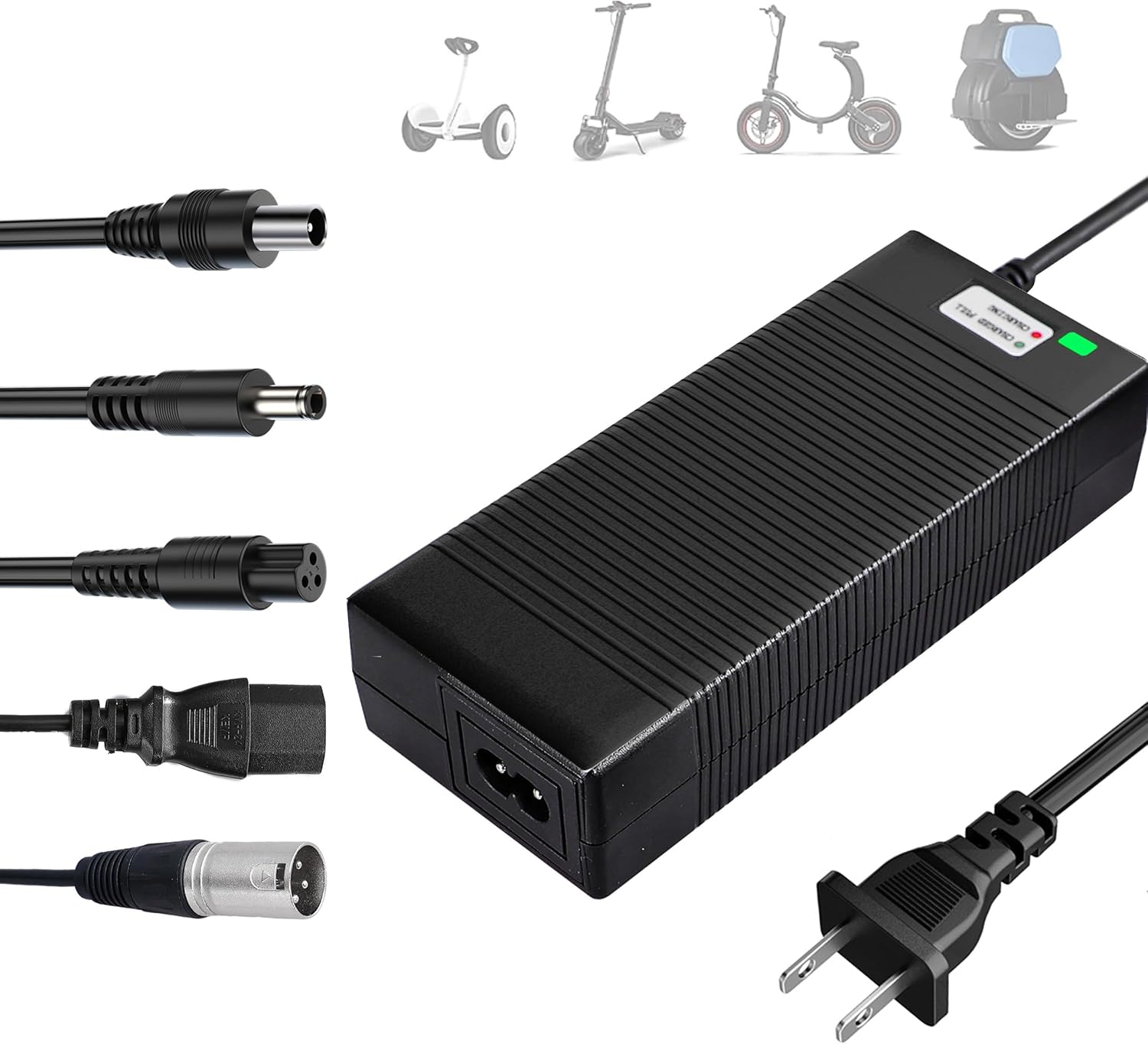 Thumbnail 6 de EVAPLUS 54.6V 1.5A Fast Charger for 48V 13S Li-ion Batteries (5-in-1 Plugs)