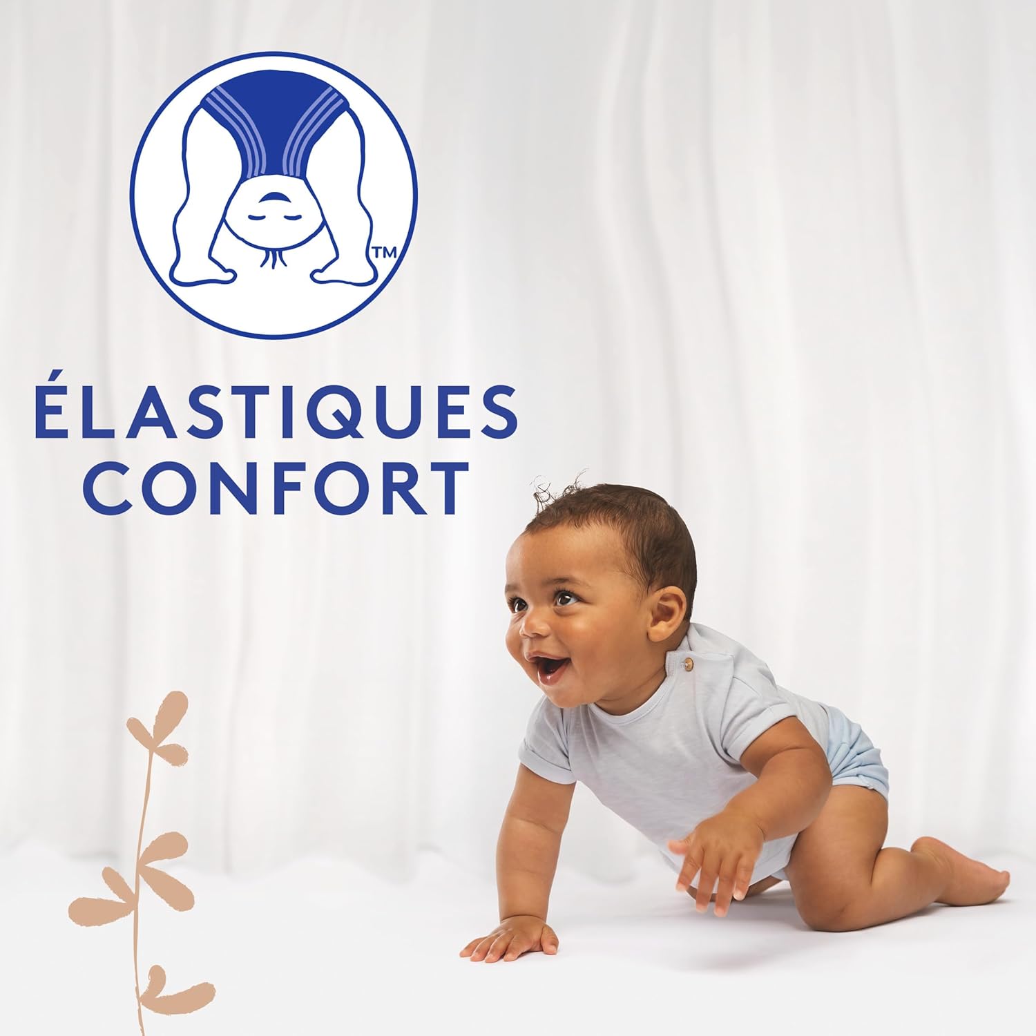 Detalle de Lotus Baby Douceur & Confort – Couches Taille 6 (16-26 kg) Pack 1 mois – 128 couches