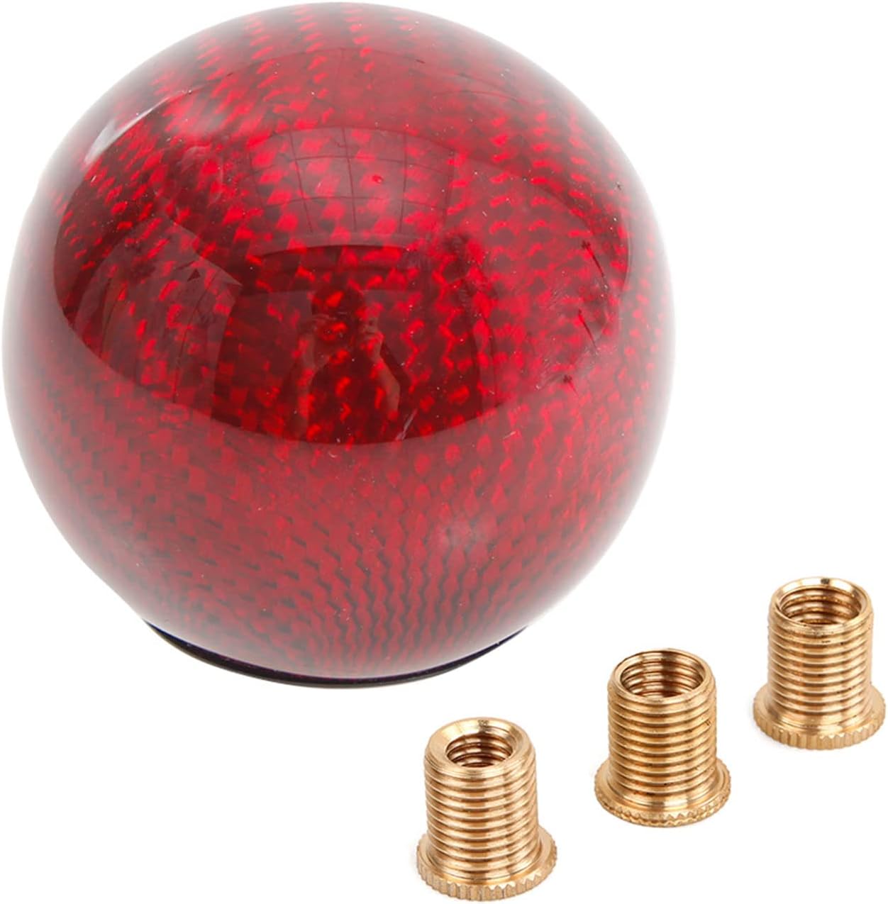 Thumbnail 5 de muge racing Carbon Fiber Shift Knob Red 1pc