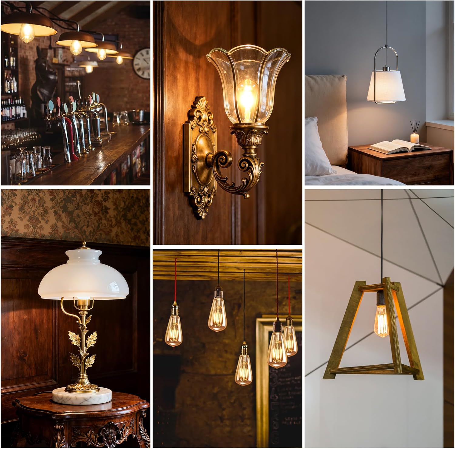 Detalle de EYLM ST64 E27 4W Bombilla LED vintage