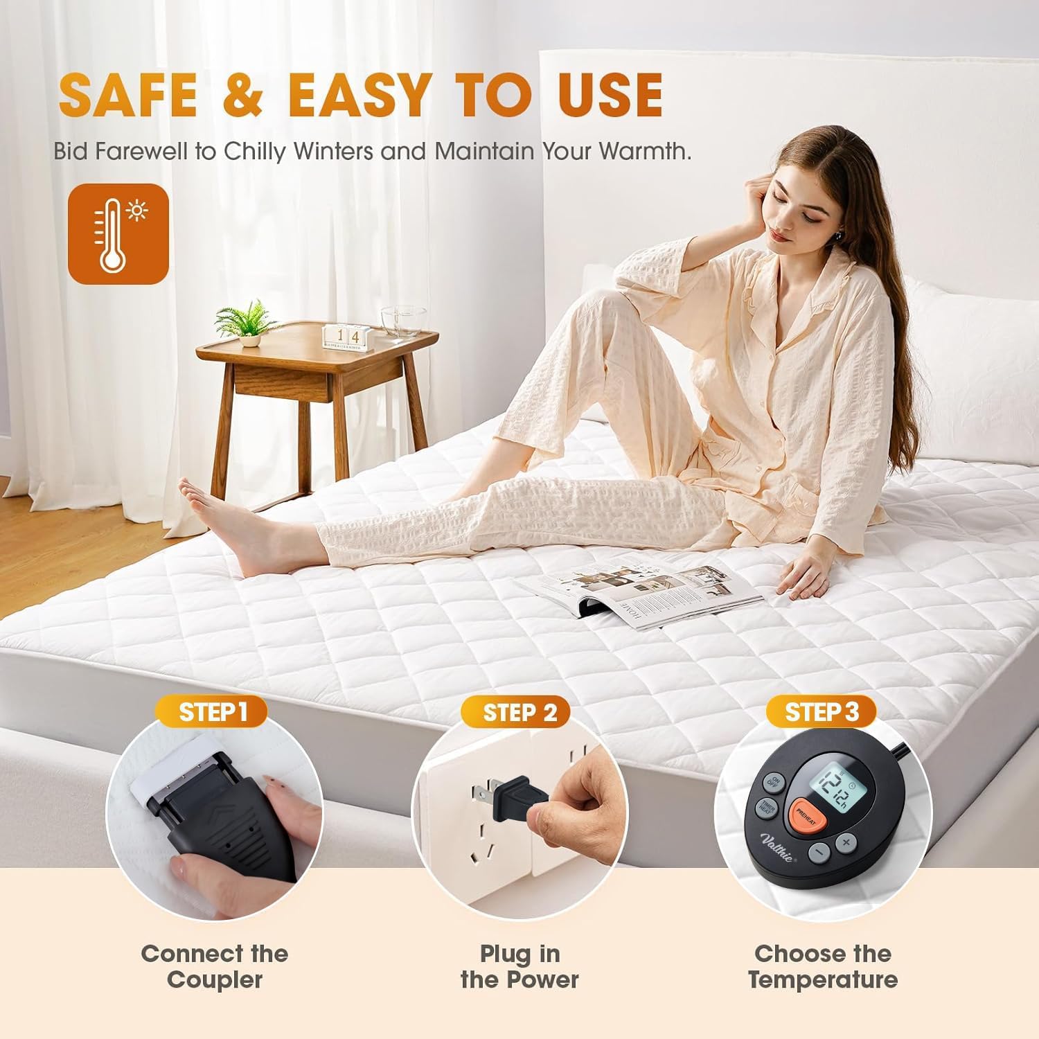 Thumbnail 6 de Heated Mattress Pad King 78x80