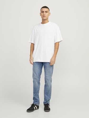 Detalle de Jack & Jones JJIGLenn JJOriginal Am 815 Noos: Vaqueros slim para hombre en Blue Denim 31W/32L