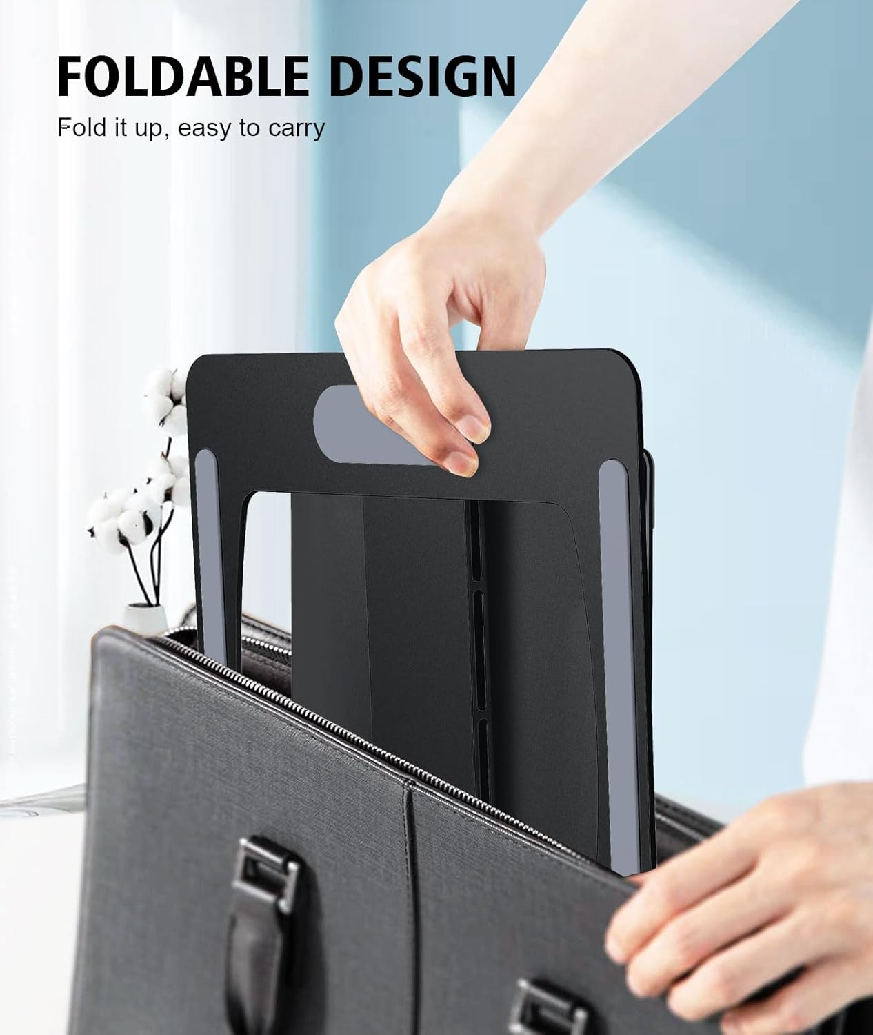 Detalle 2 de Glangeh Laptop Stand Adjustable Height for 10-16