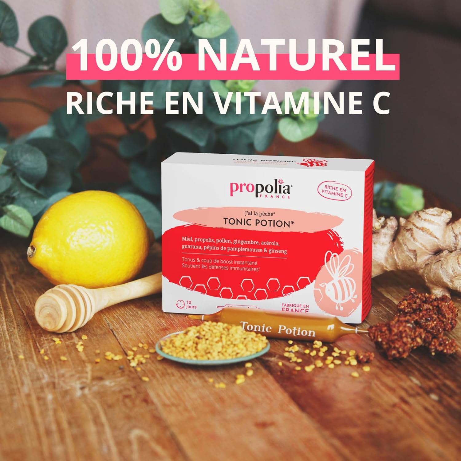 Thumbnail 2 de PROPOLIA Tonic Potion – Complément alimentaire Tonus & Immunité en ampoules (10 ampoules)