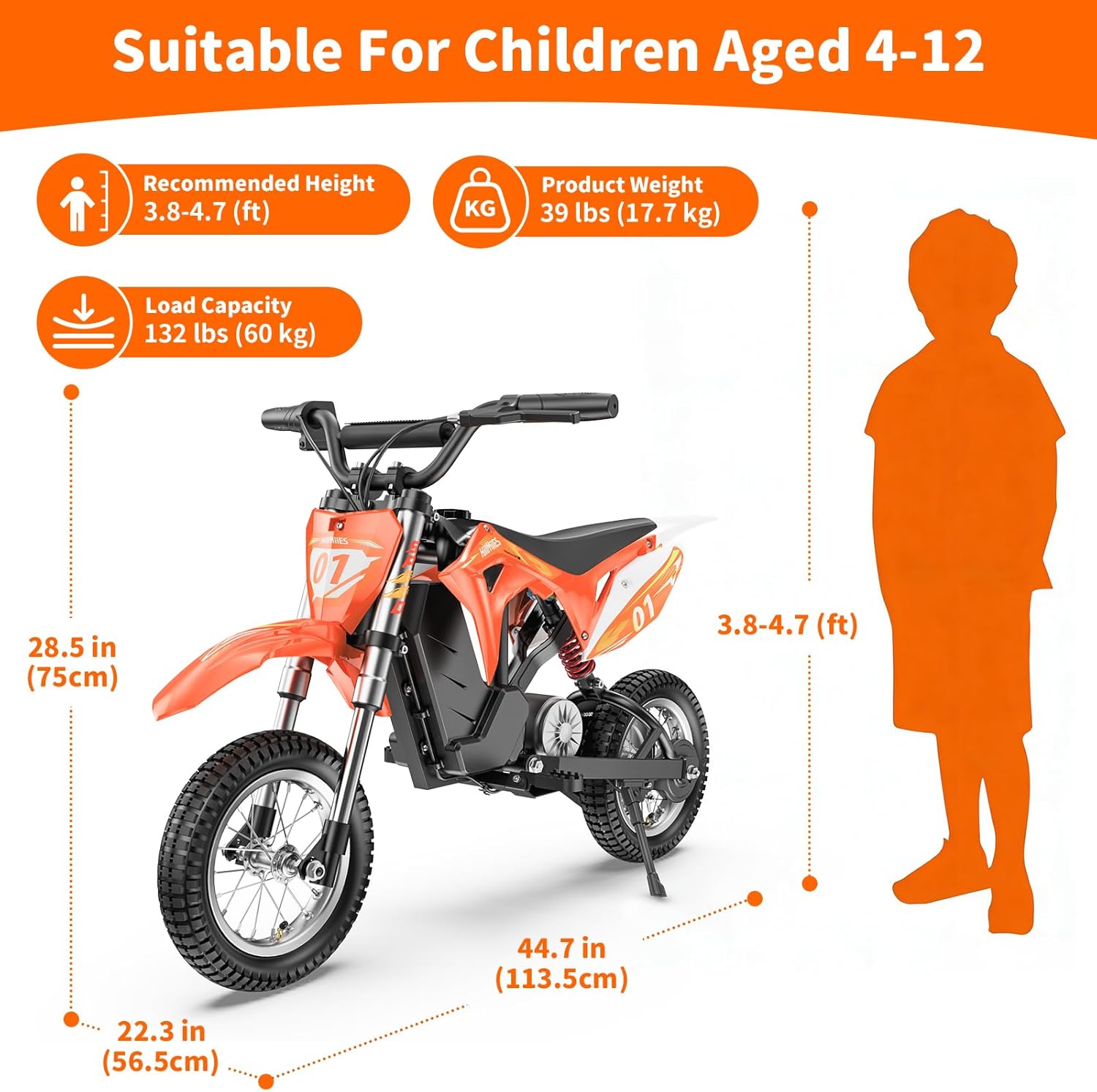 Thumbnail 5 de Milerocket 1 Moto Elettrica per Bambini 4–10 Anni: sicurezza, divertimento e crescita