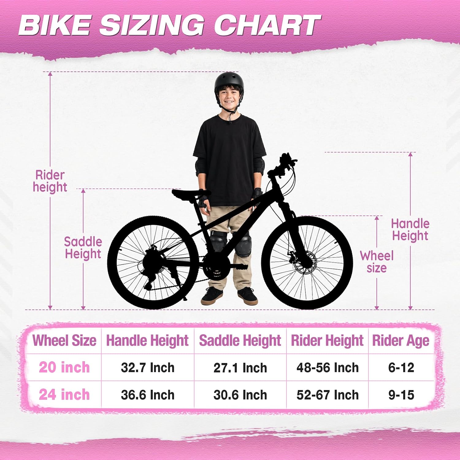 Thumbnail 6 de StarterRide Kids Mountain Bike, 24-Inch