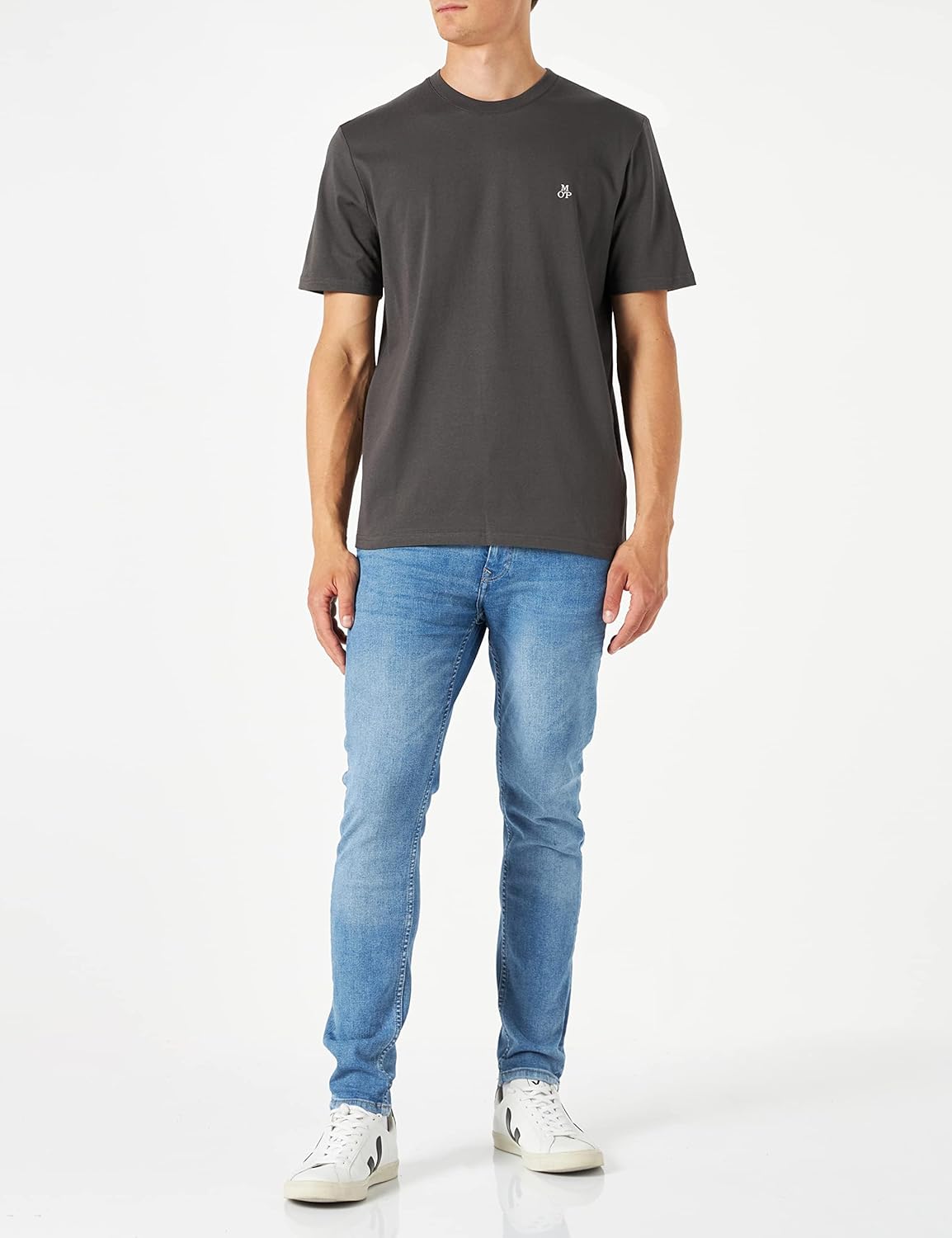 Thumbnail 4 de Marc O'Polo Denim Herren T-Shirt aus Bio-Baumwolle mit Rundhalsausschnitt