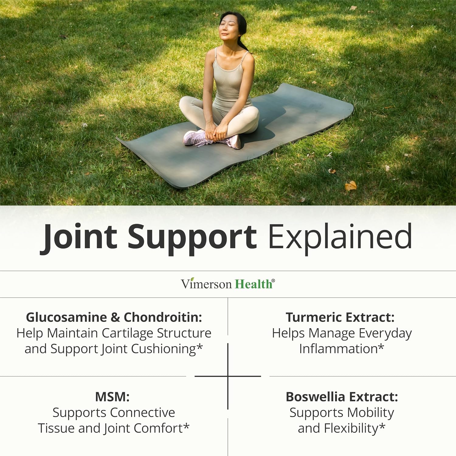 Detalle 2 de Vimerson Health 767278917743 Joint Support, 90 Capsules with Turmeric & Boswellia