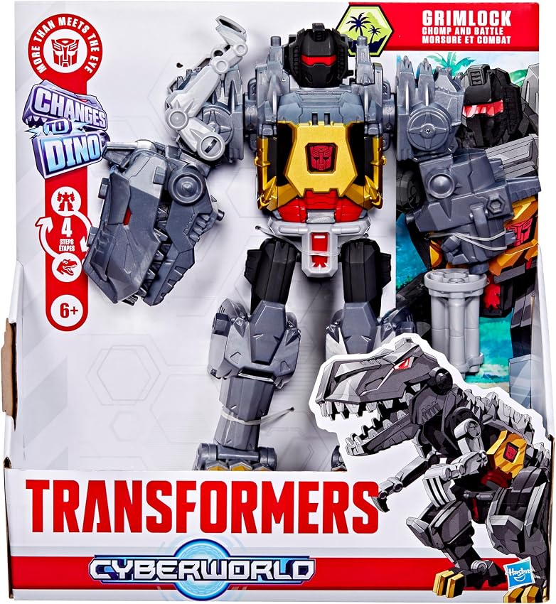 Detalle 2 de Transformers CYBERWORLD Grimlock Mandíbulas de Batalla