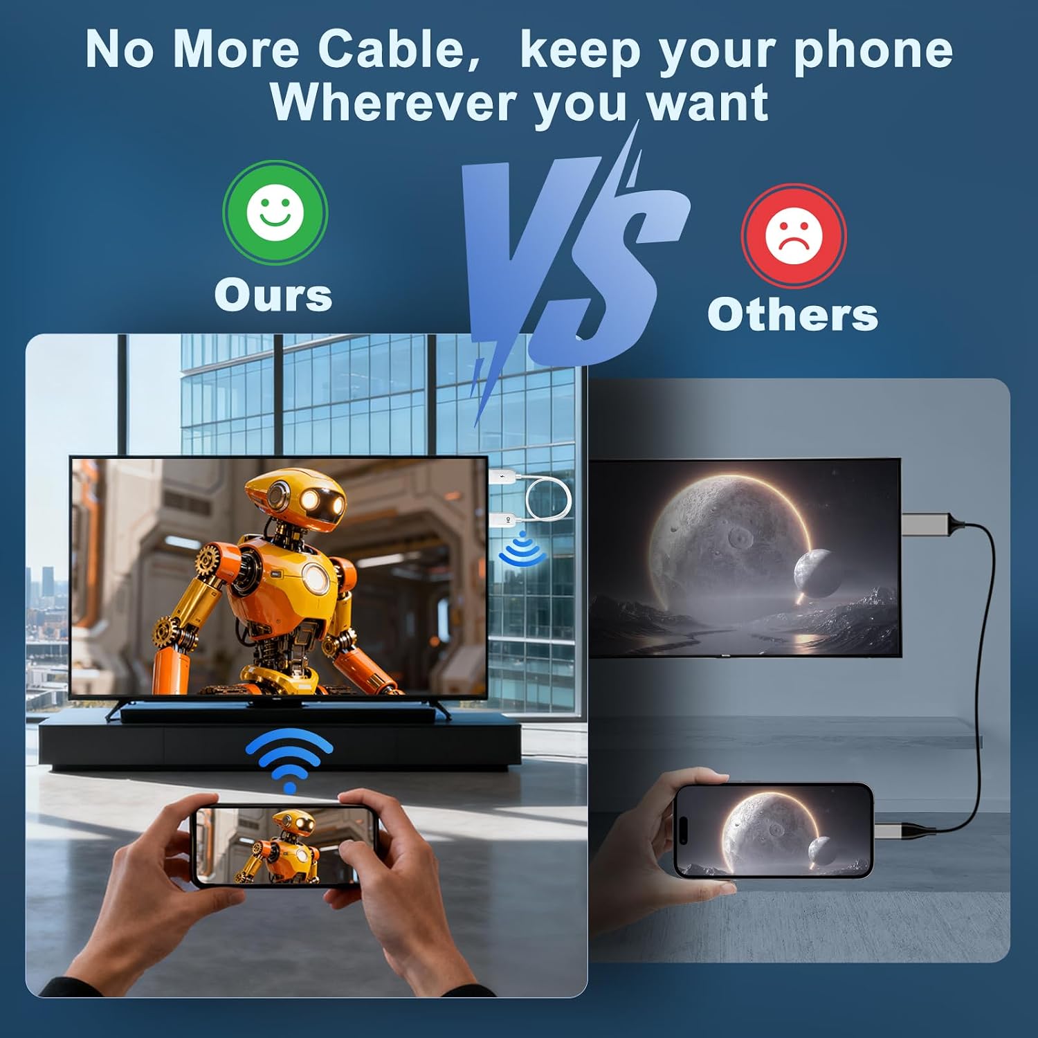 Thumbnail 1 de Wireless HDMI Display Adapter Plug and Play