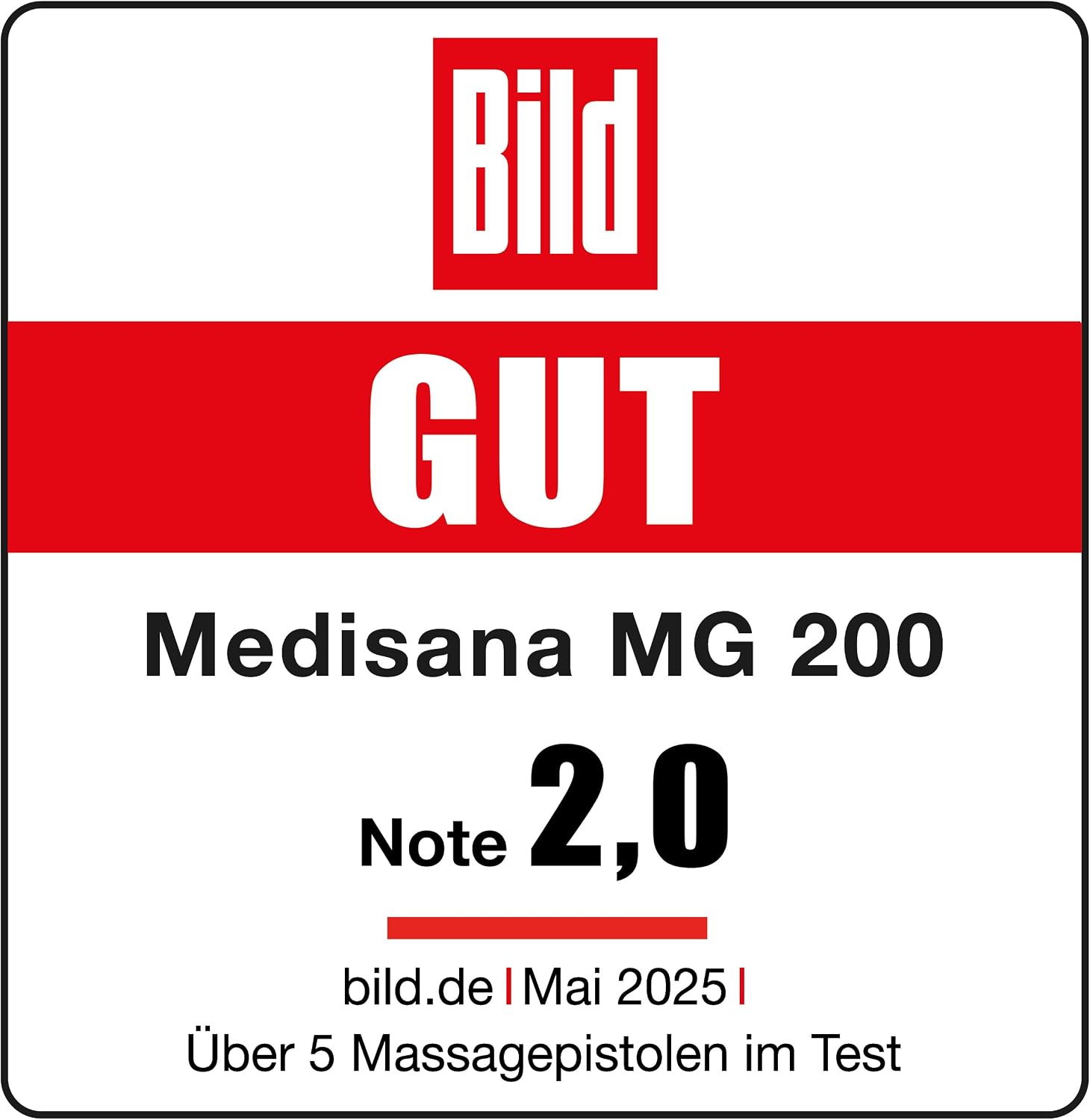 Thumbnail 6 de Medisana MG 200 Massagepistole mit Smart-Modus, 4 Aufsätzen und 5 Intensitätsstufen
