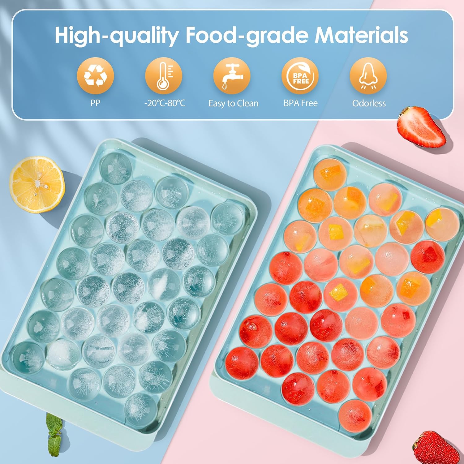 Thumbnail 2 de WIBIMEN Ice Cube Tray 1" — 2 Pack