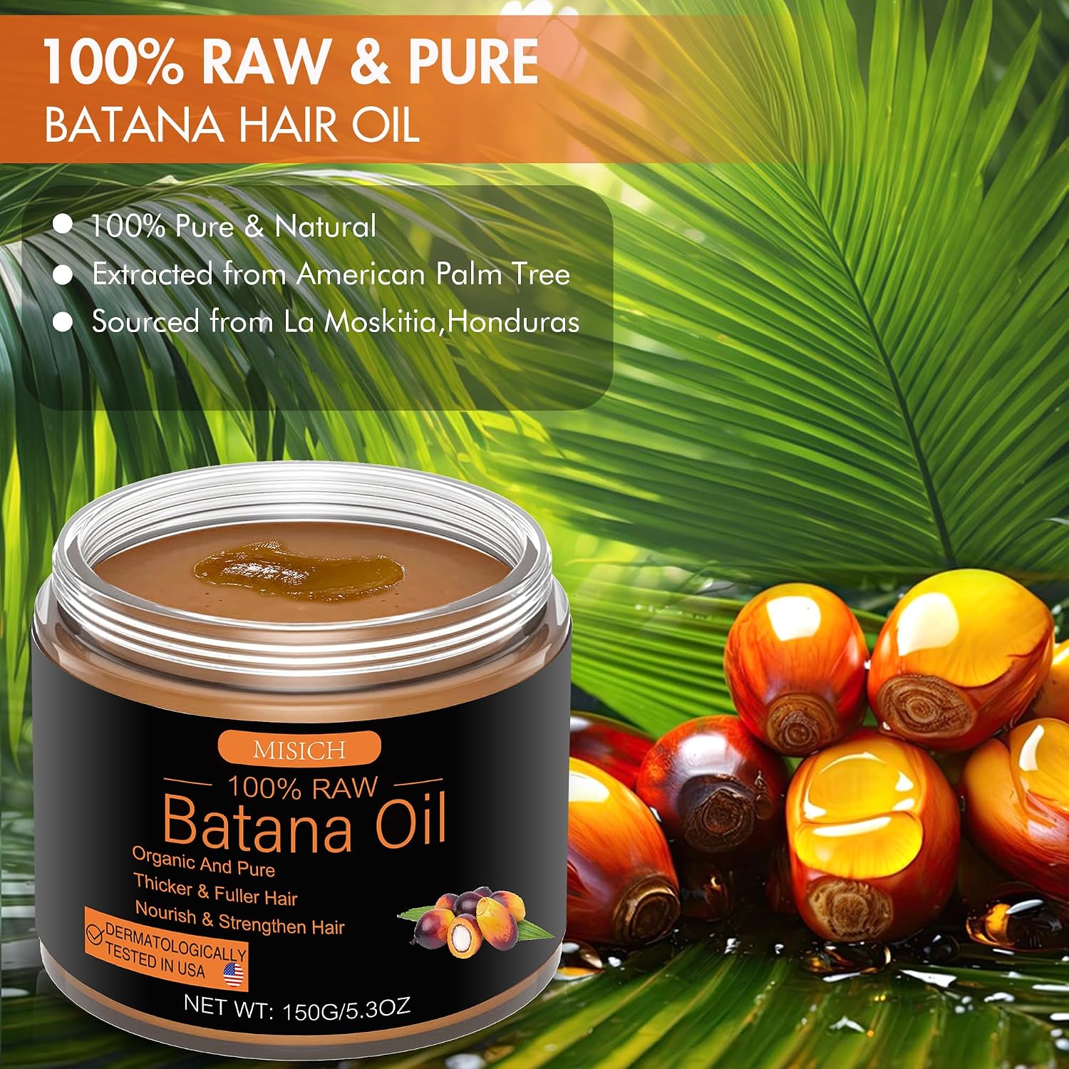 Detalle 2 de MISICH Raw Batana Oil 5.3 oz