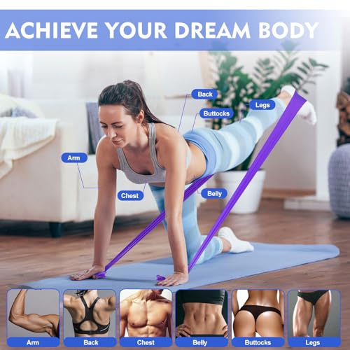 Detalle de Fokky Bandas elásticas musculación 4 niveles 1,8 m