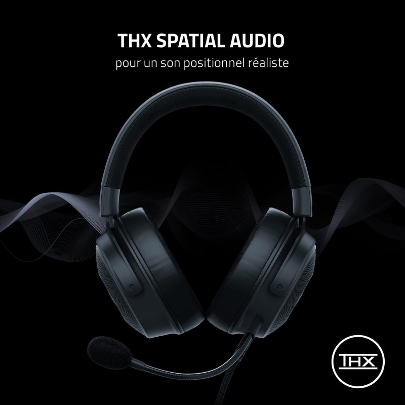 Thumbnail 3 de Razer Kraken V3 Auriculares gaming 7.1 negros