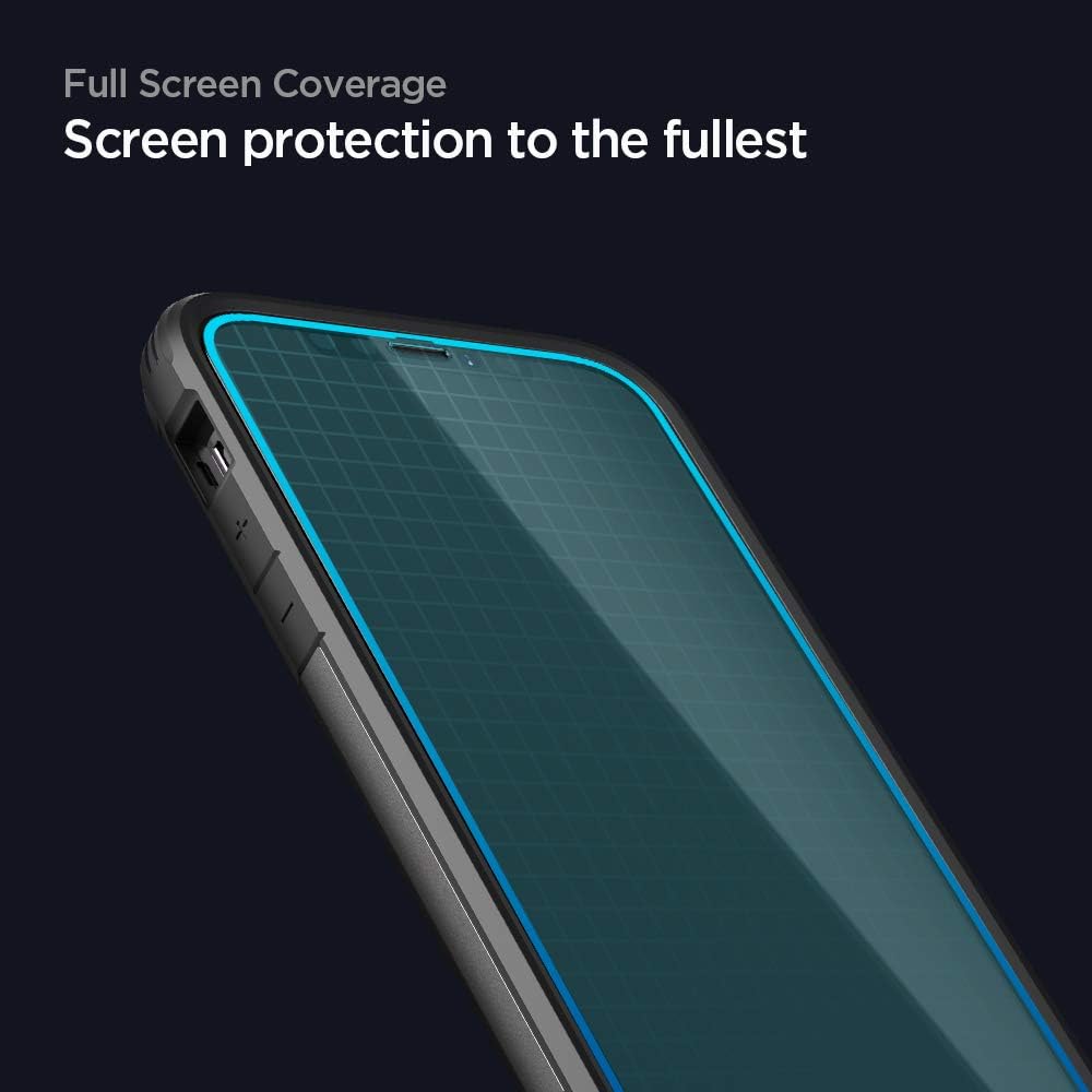 Detalle de Spigen AlignMaster vetro temperato per iPhone 12 e iPhone 12 Pro (2 pezzi) con copertura totale