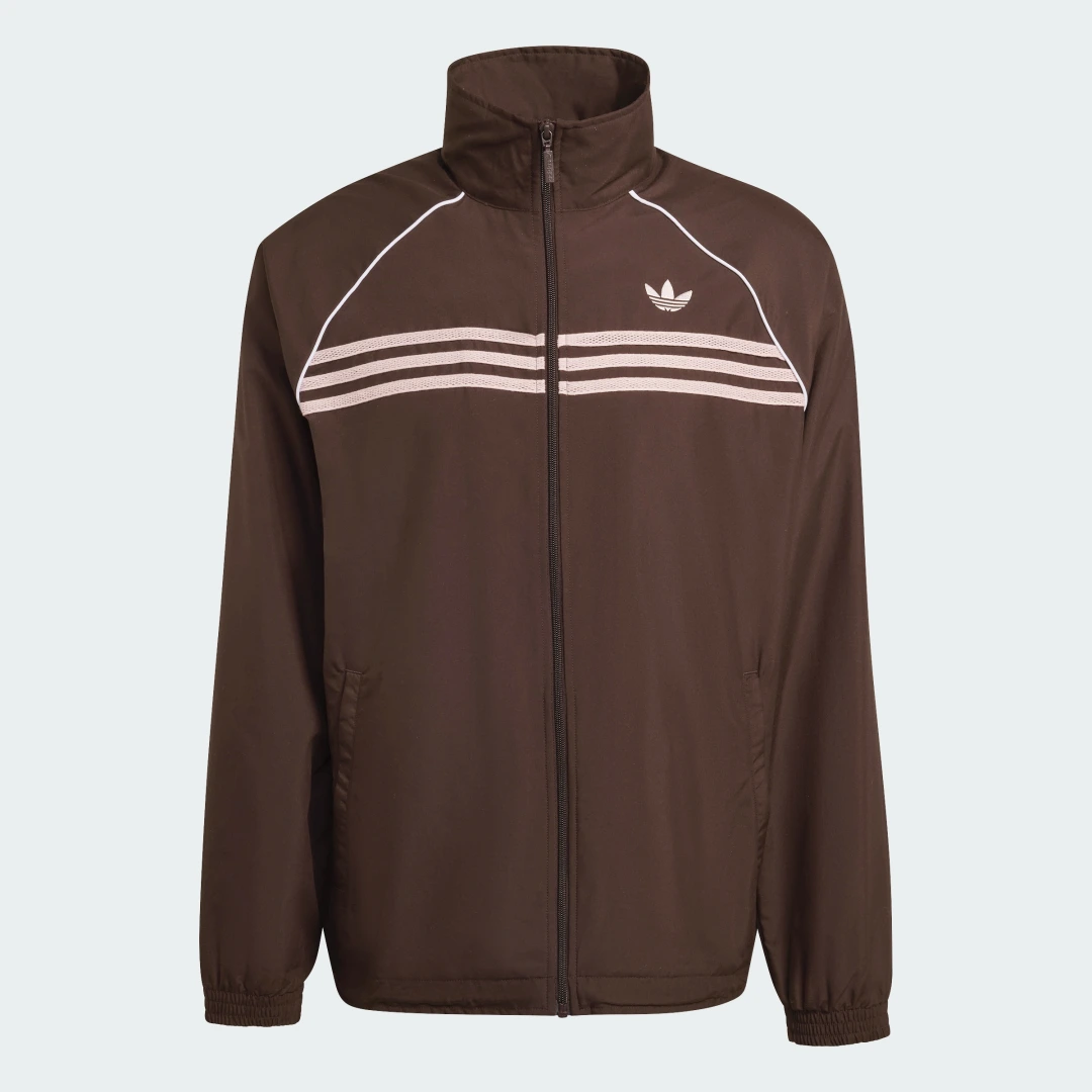Detalle 2 de SUDADERA CHEST STRIPES de Adidas – Marrón